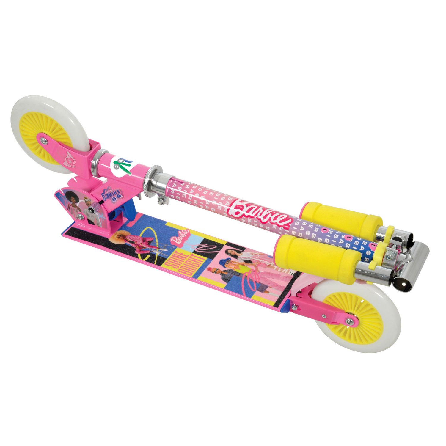 Monopattino a 2 ruote di barbie pieghevole - Barbie