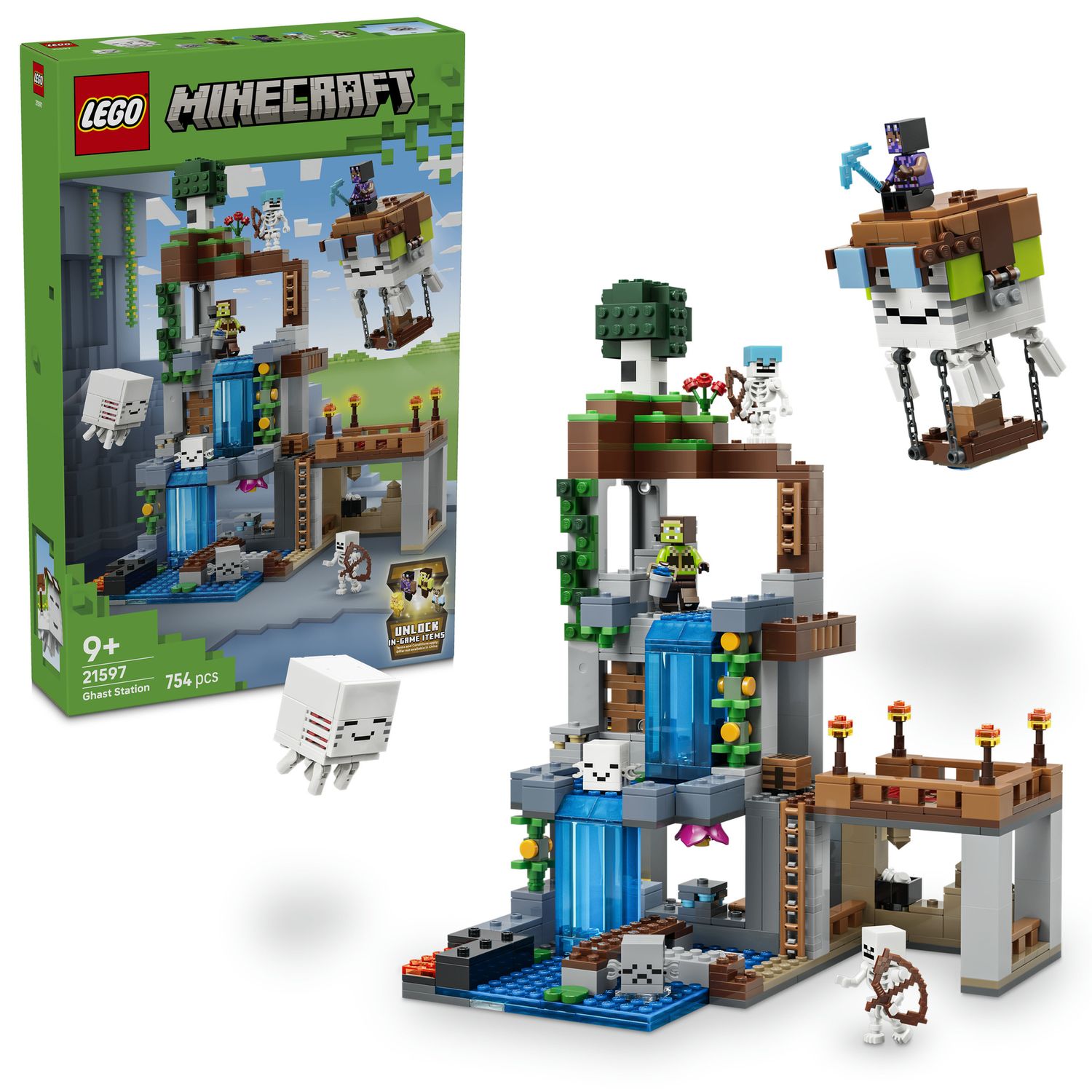 Lego minecraft stazione di ghast - 21597 - MINECRAFT, LEGO