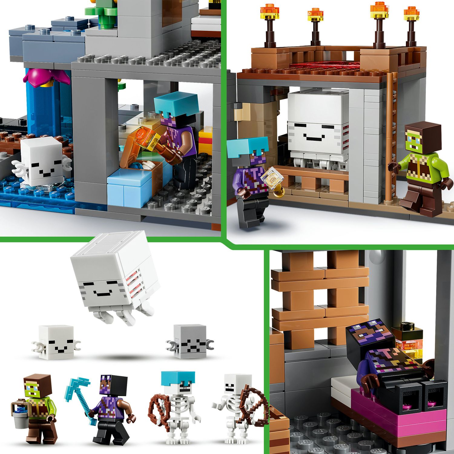 Lego minecraft stazione di ghast - 21597 - MINECRAFT, LEGO