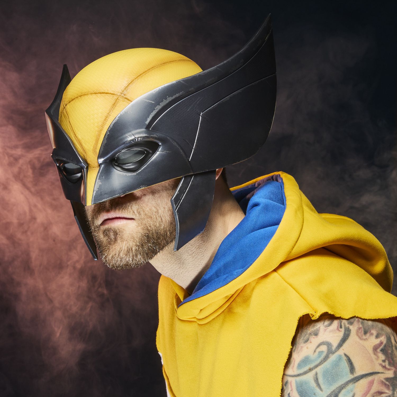 Hasbro marvel legend series, maschera premium di wolverine - MARVEL
