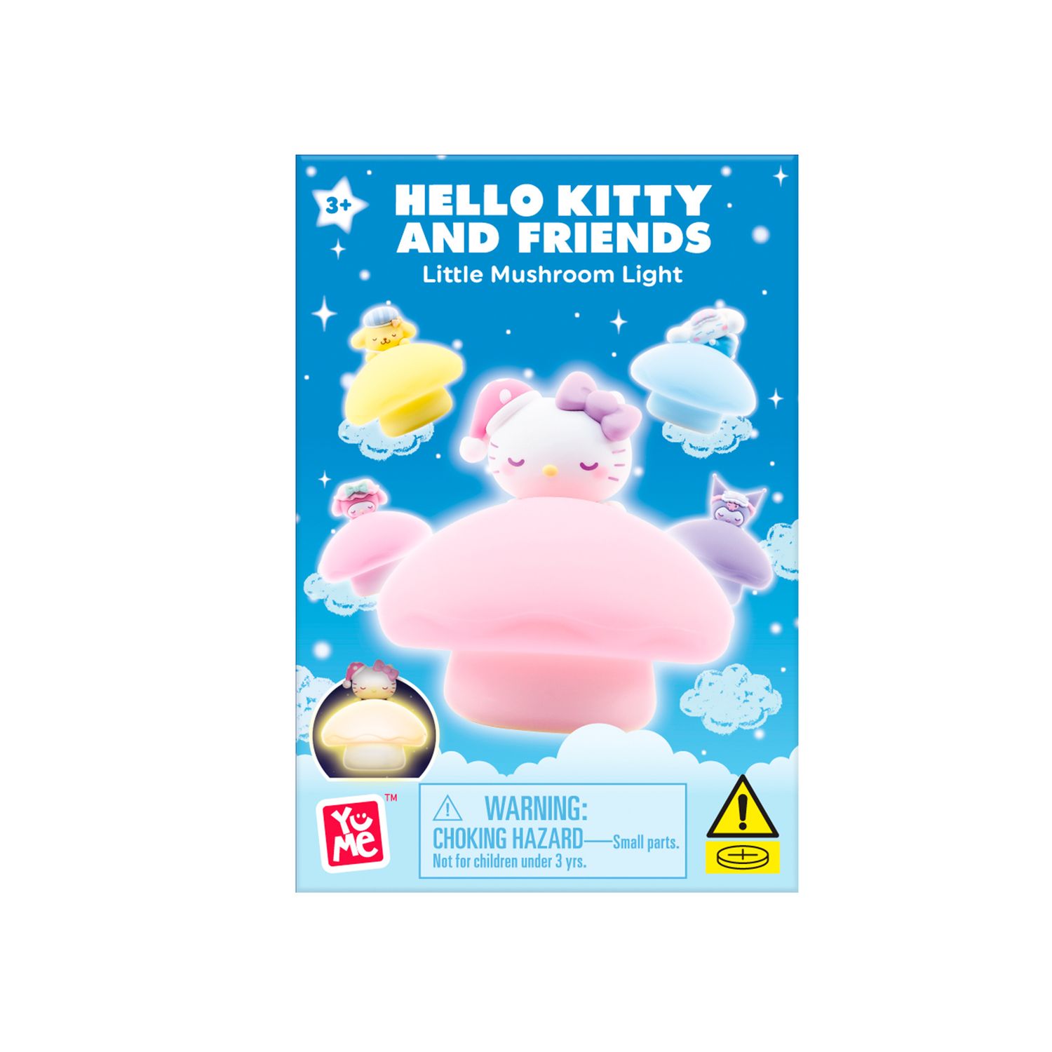 Yume hello kitty and friends night light little mushroom light series - Hello Kitty