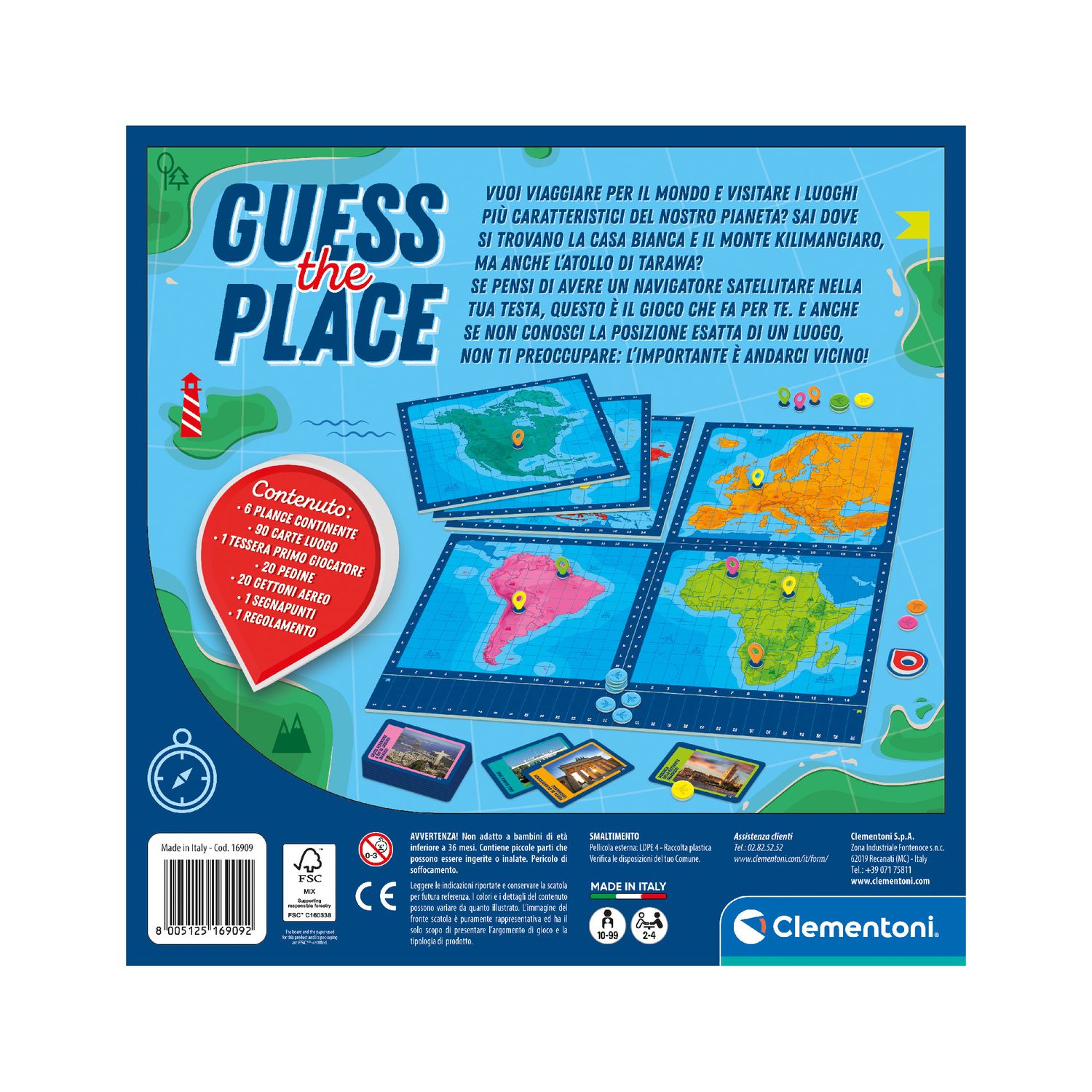 Clementoni - 16909 - guess the place - CLEMENTONI