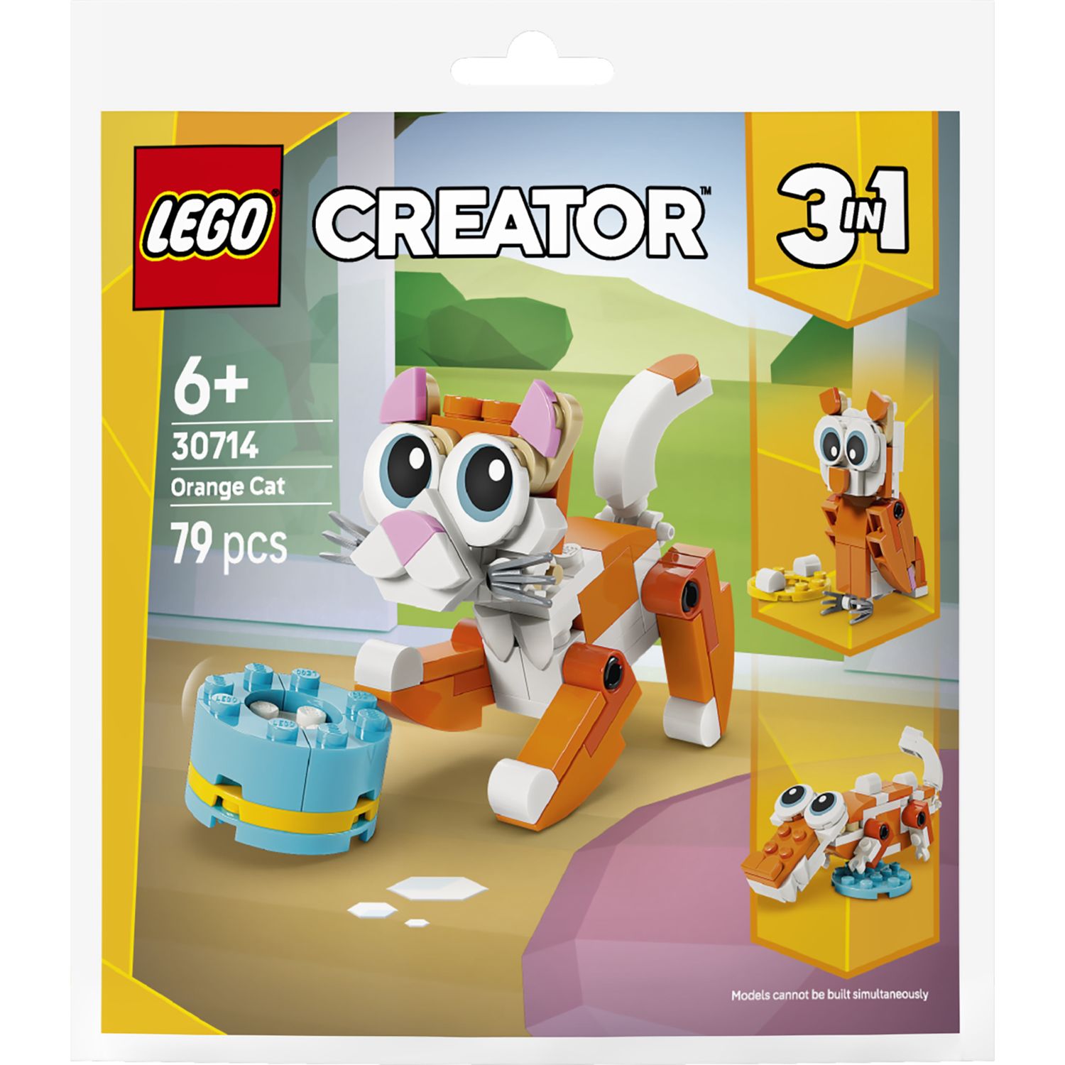 LEGO POLYBAG Creator - Gatto arancione 30714 - Immagine 10