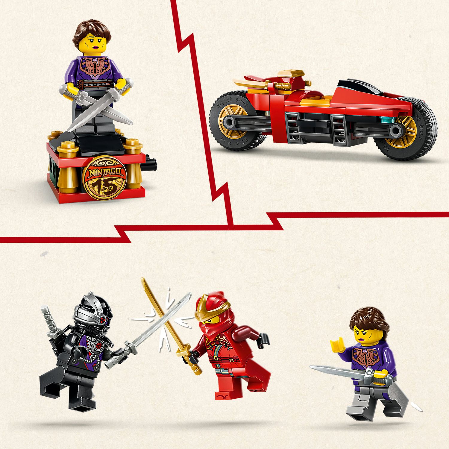 Lego ninjago super-bolide ninja x-1 - 15° anniversario - 71867 - LEGO NINJAGO