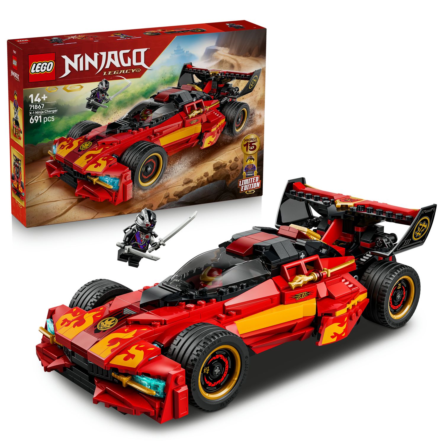 Lego ninjago super-bolide ninja x-1 - 15° anniversario - 71867 - LEGO NINJAGO