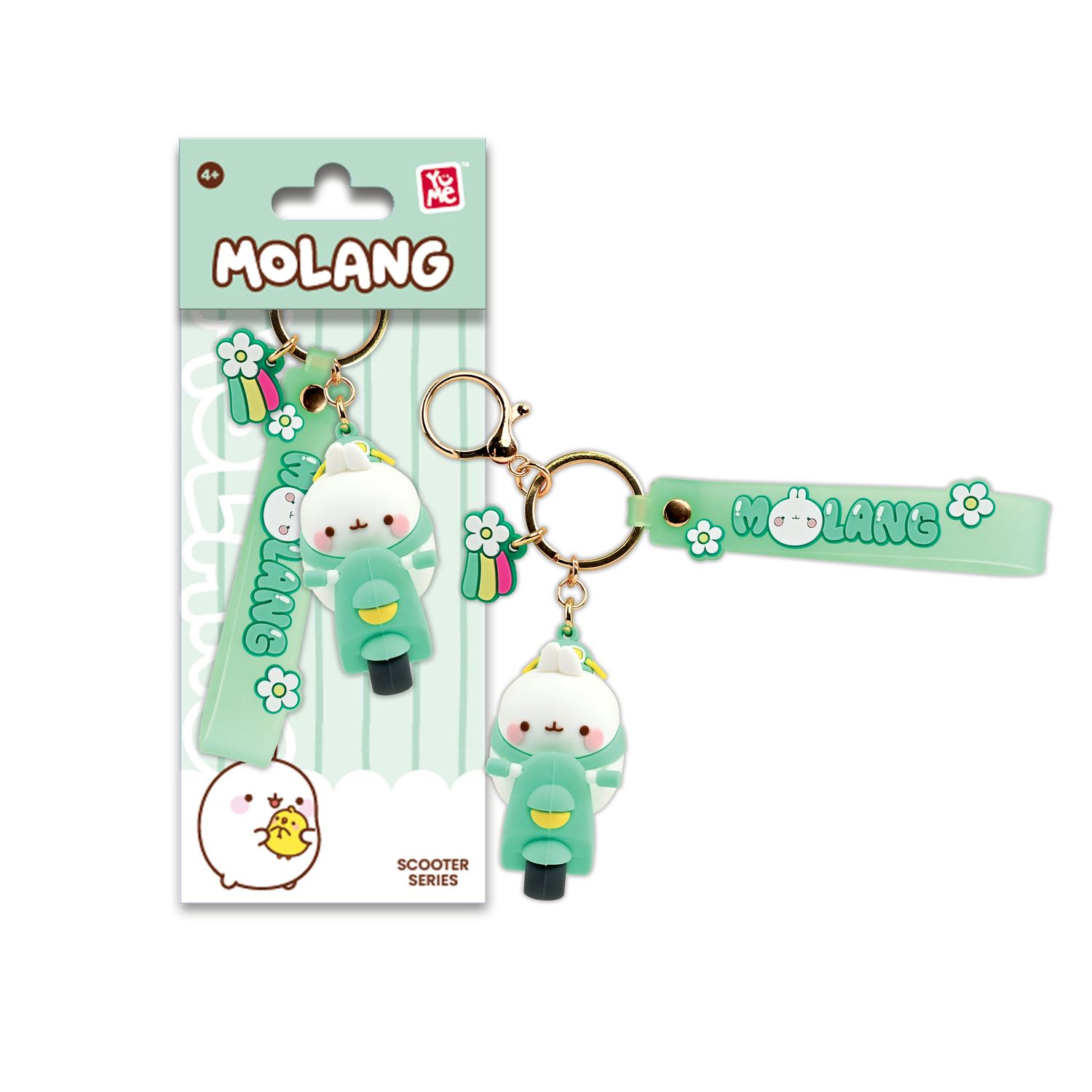 Serie di scooter con portachiavi e cinturino yume molang - NO BRAND
