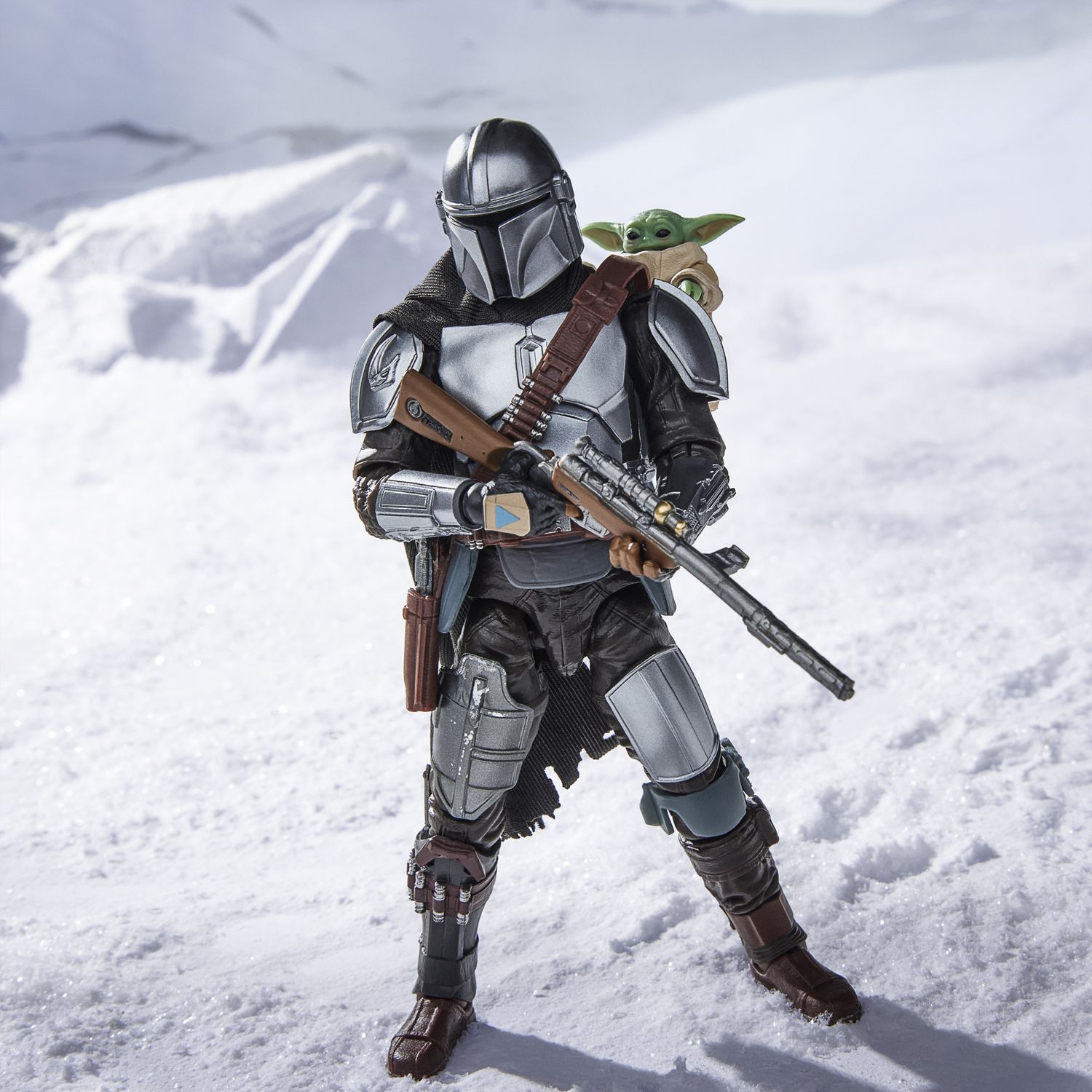 Hasbro star wars the black series, il mandaloriano e grogu - Star Wars