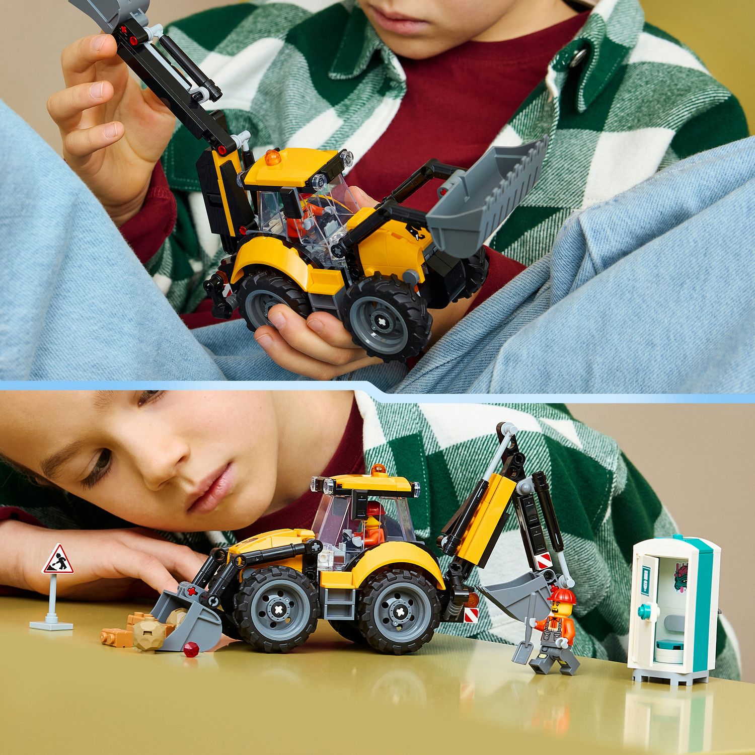Lego lego city scavatrice da cantiere gialla - 60480 - LEGO CITY