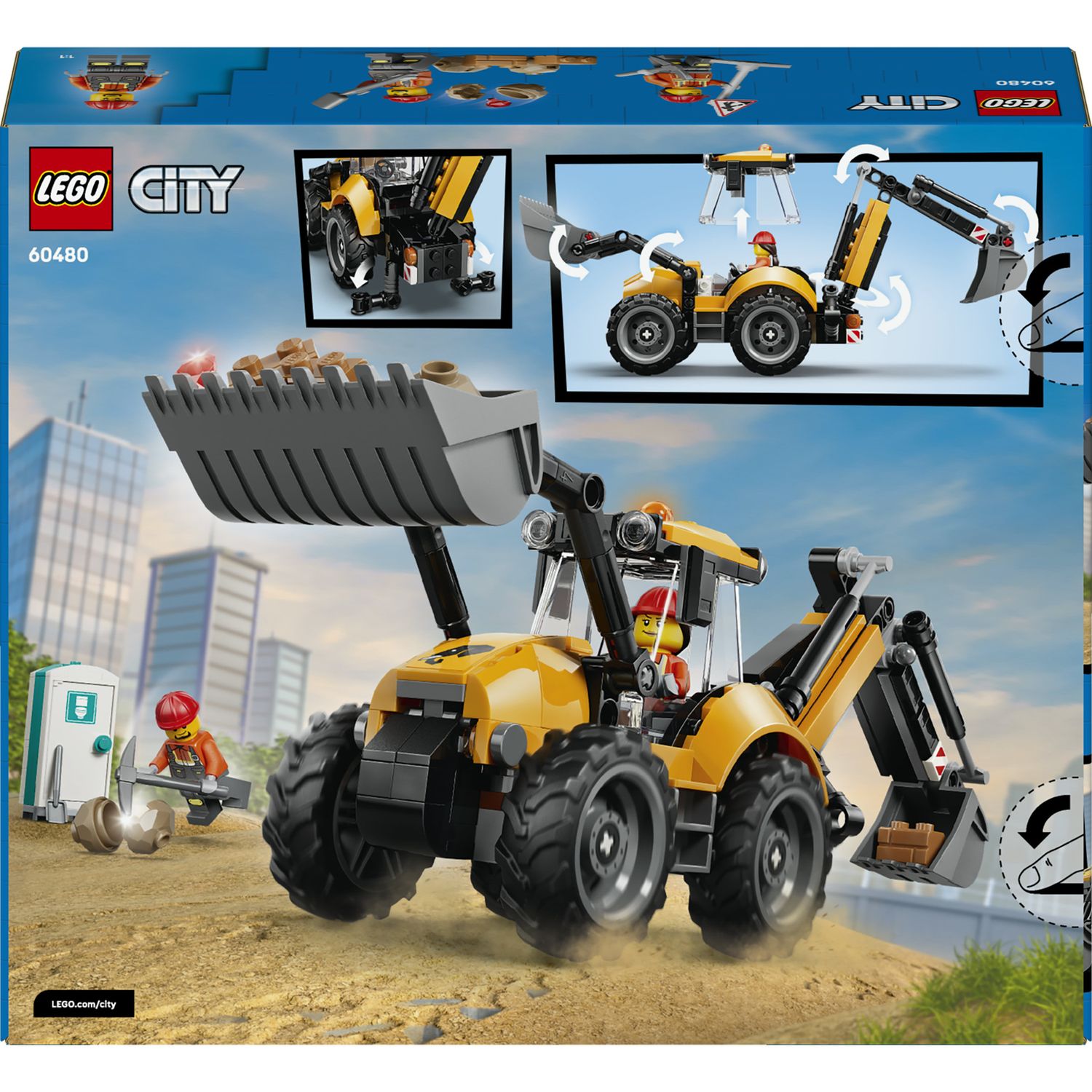 Lego lego city scavatrice da cantiere gialla - 60480 - LEGO CITY