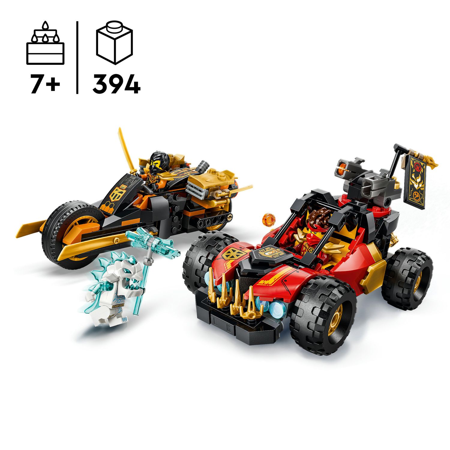 Lego ninjago veicoli combinanti di kai e cole - 71864 - LEGO NINJAGO