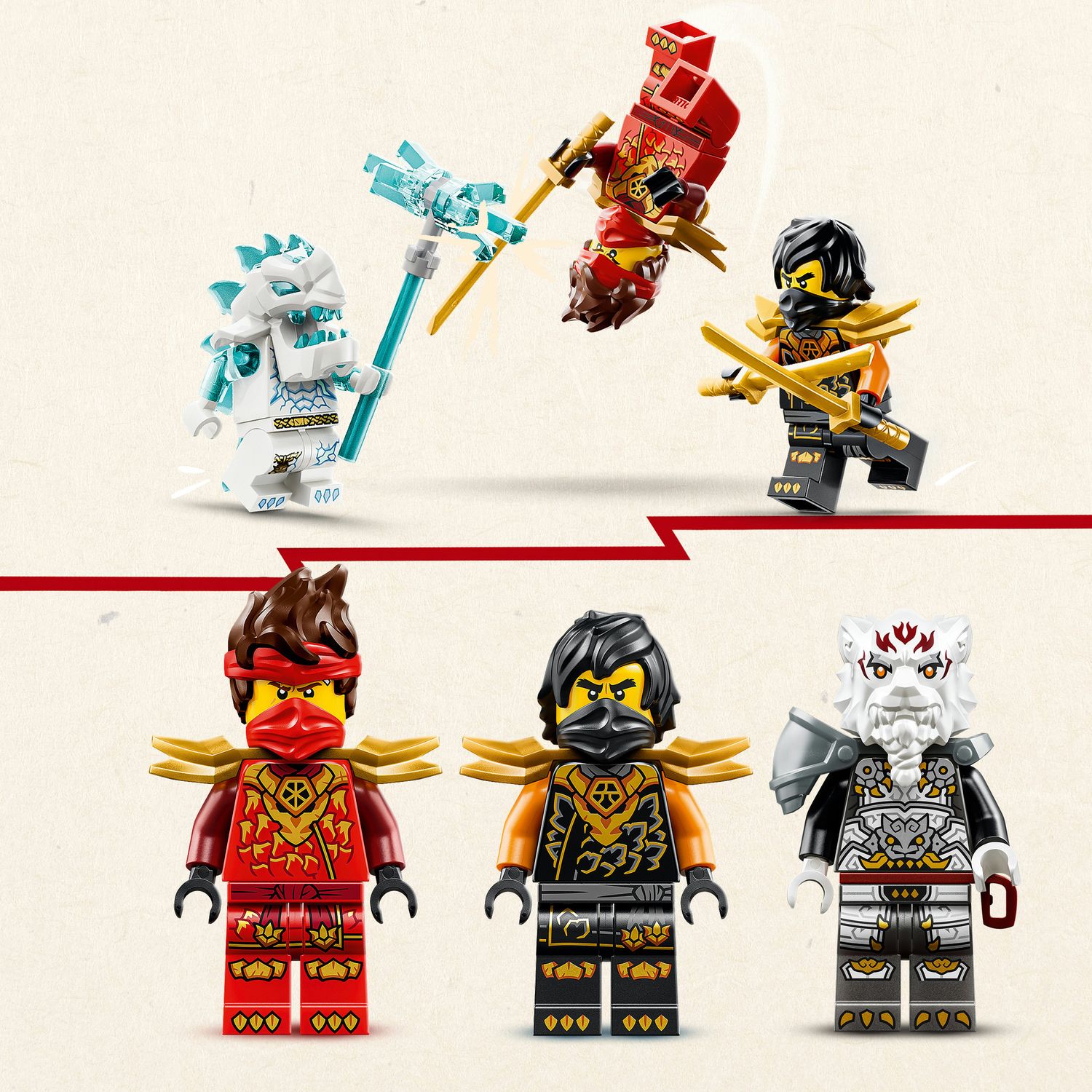 Lego ninjago veicoli combinanti di kai e cole - 71864 - LEGO NINJAGO