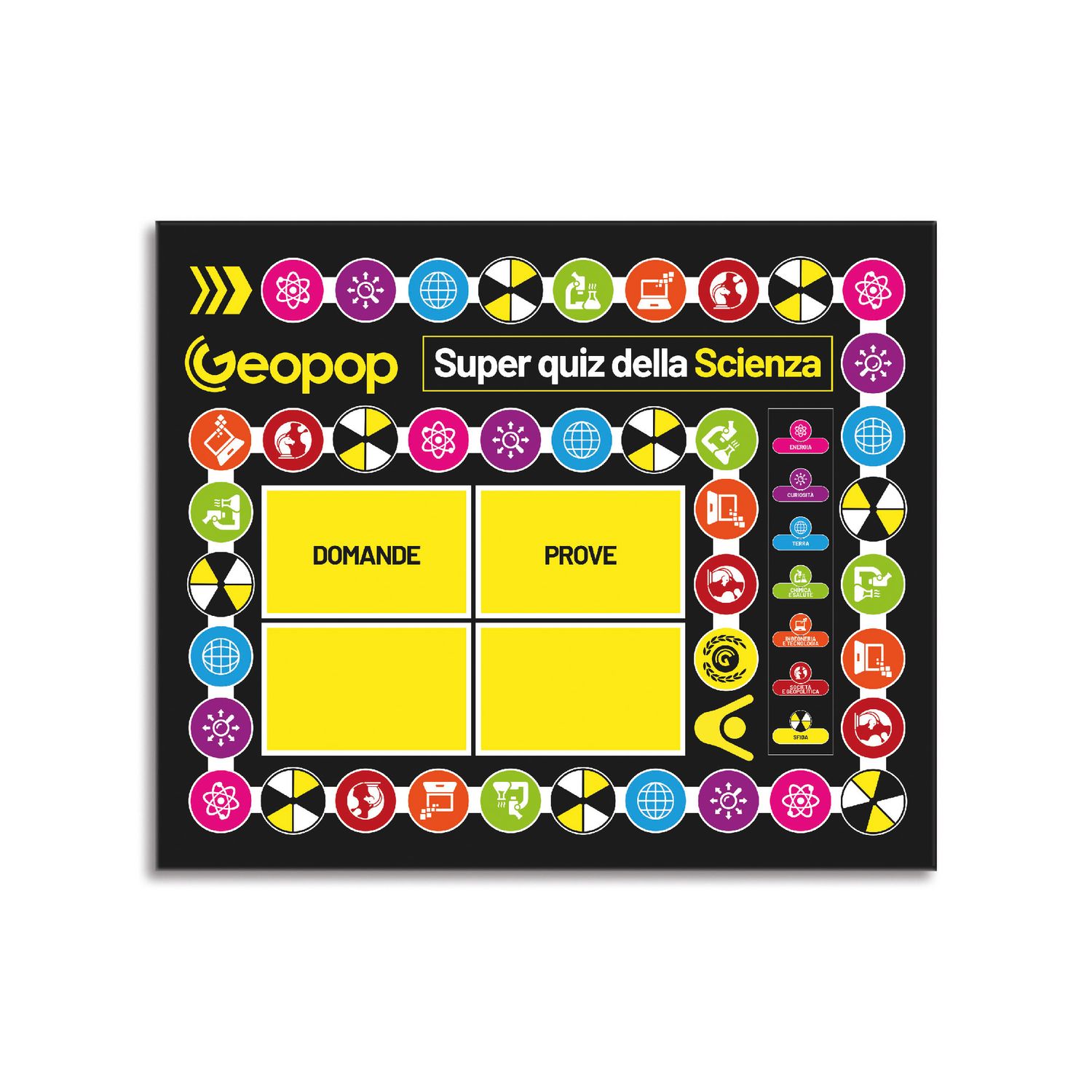 Clementoni - 19431 - geopop - il superquiz della scienza - CLEMENTONI