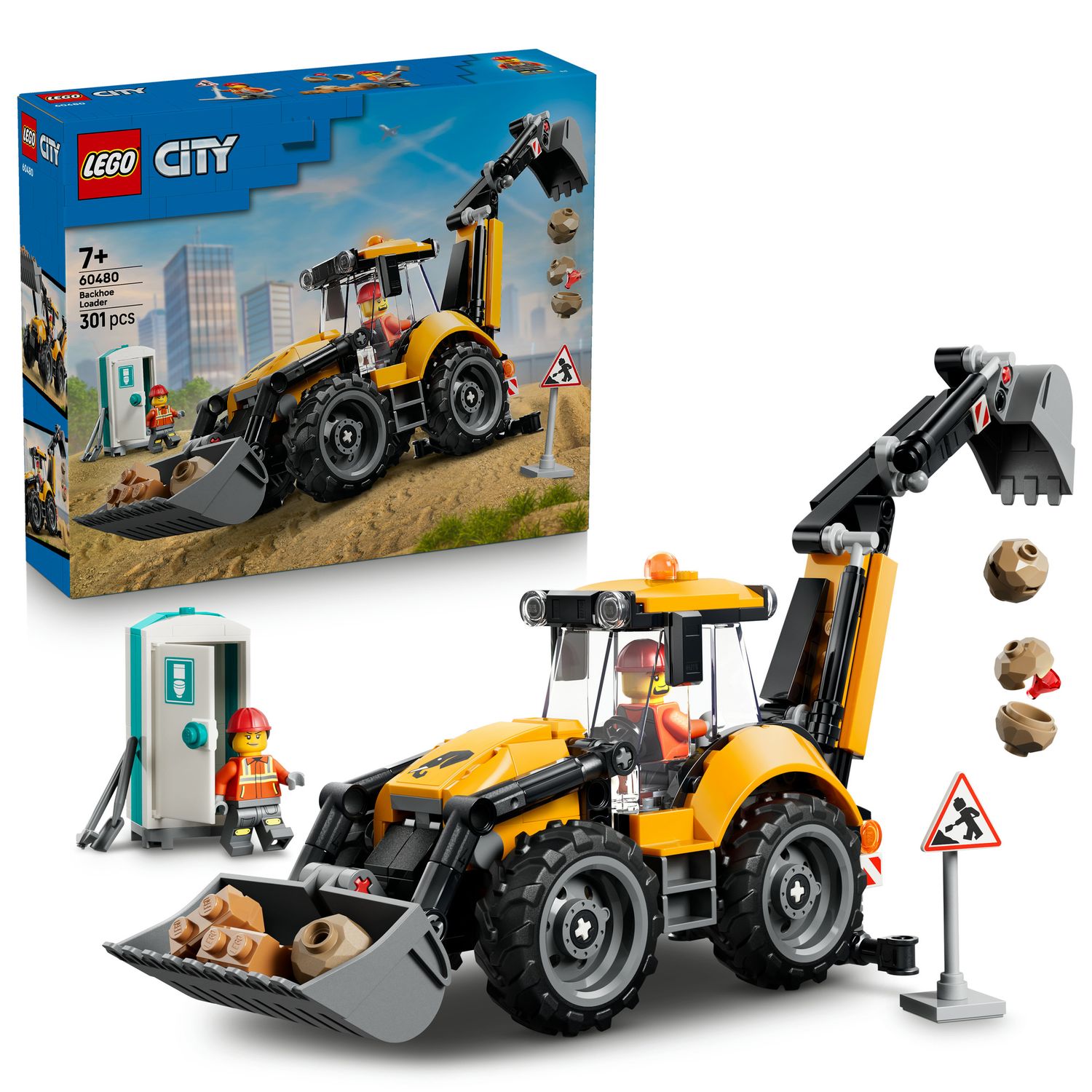 Lego lego city scavatrice da cantiere gialla - 60480 - LEGO CITY