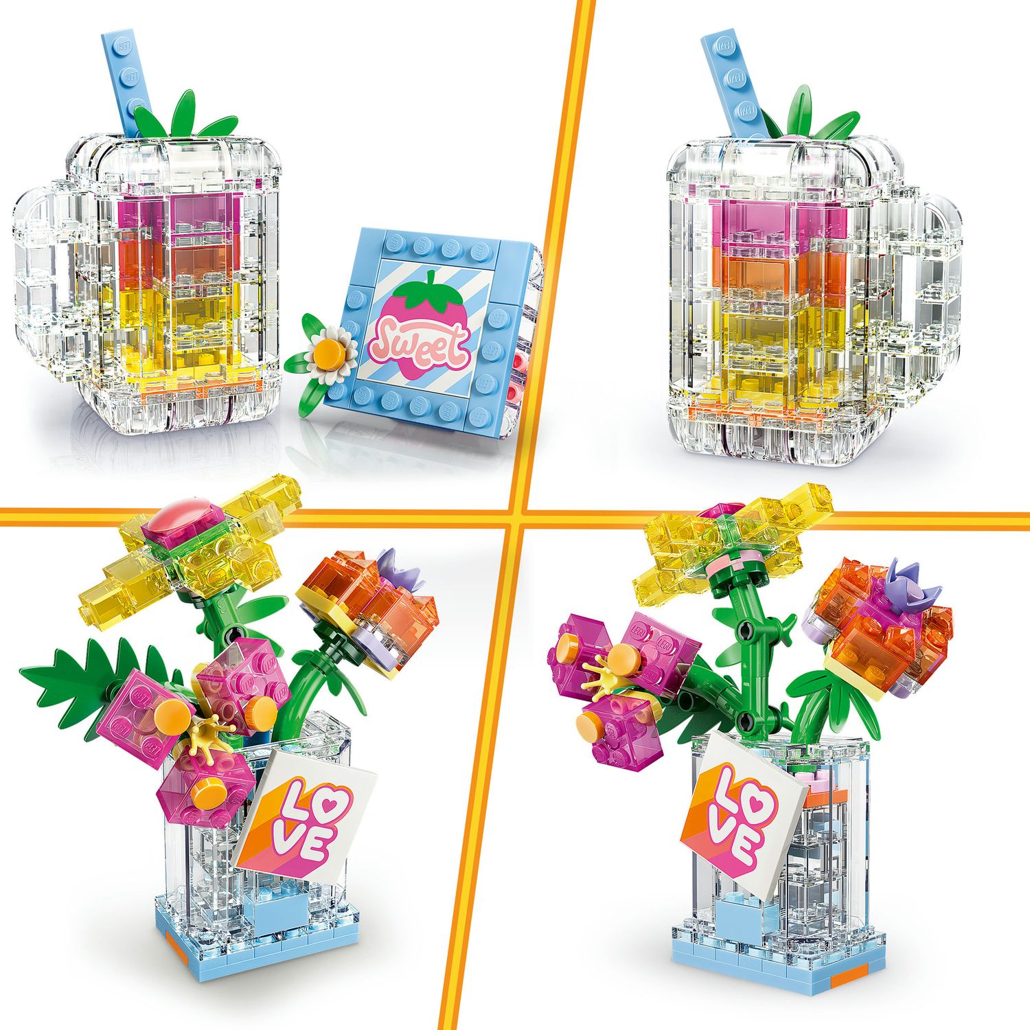 Lego lego creator boccetta di profumo con decorazione floreale - 31383 - LEGO CREATOR