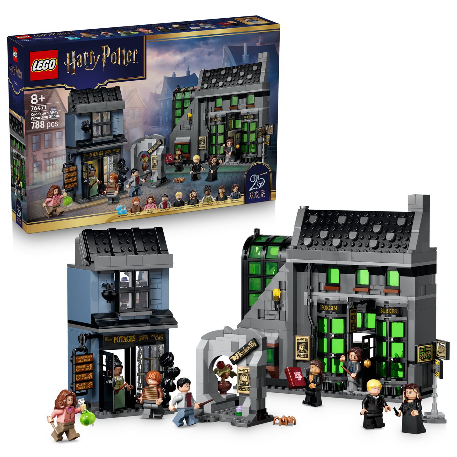Lego harry potter tm negozi di magia di notturn alley - 76471 - Harry Potter, Lego
