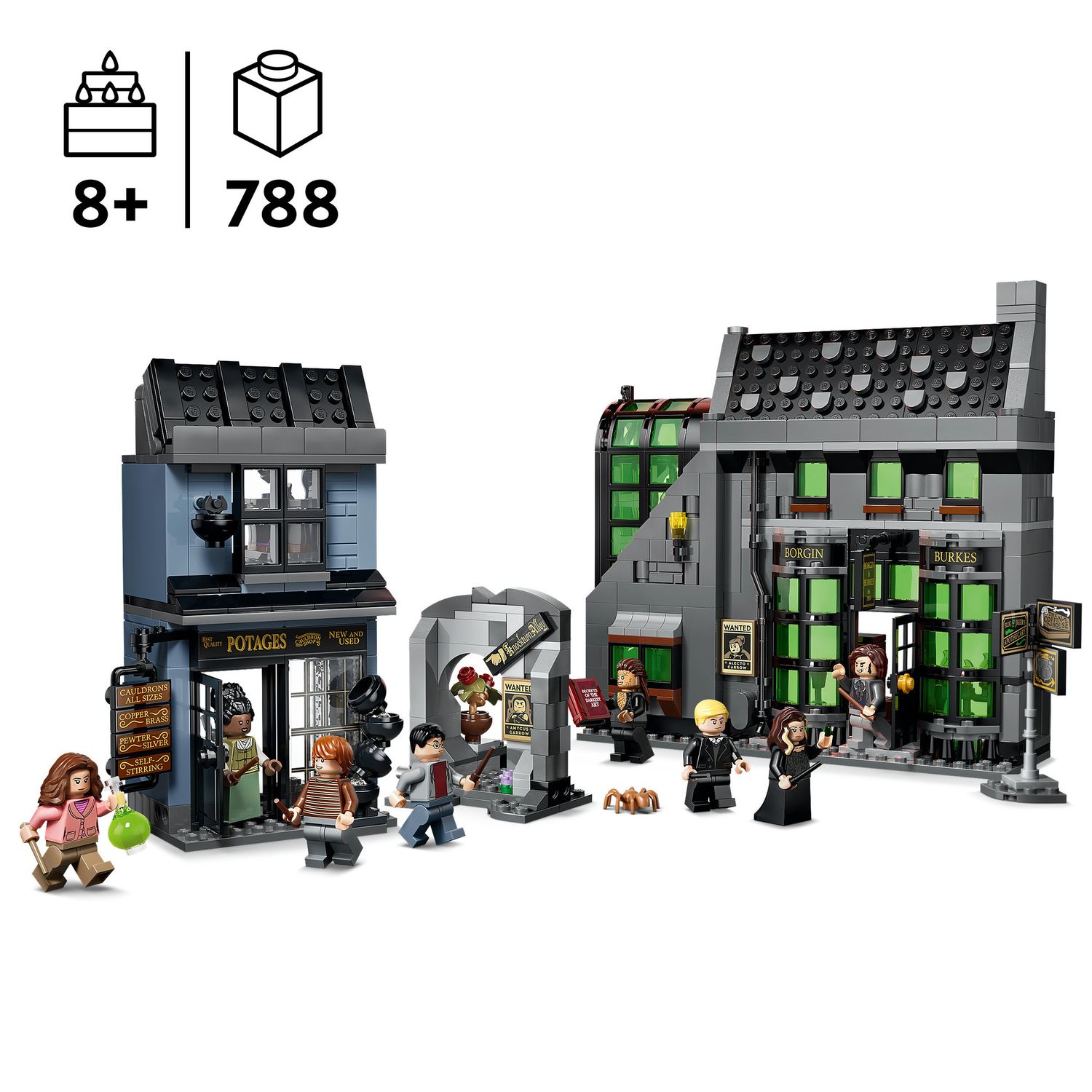 Lego harry potter tm negozi di magia di notturn alley - 76471 - Harry Potter, Lego
