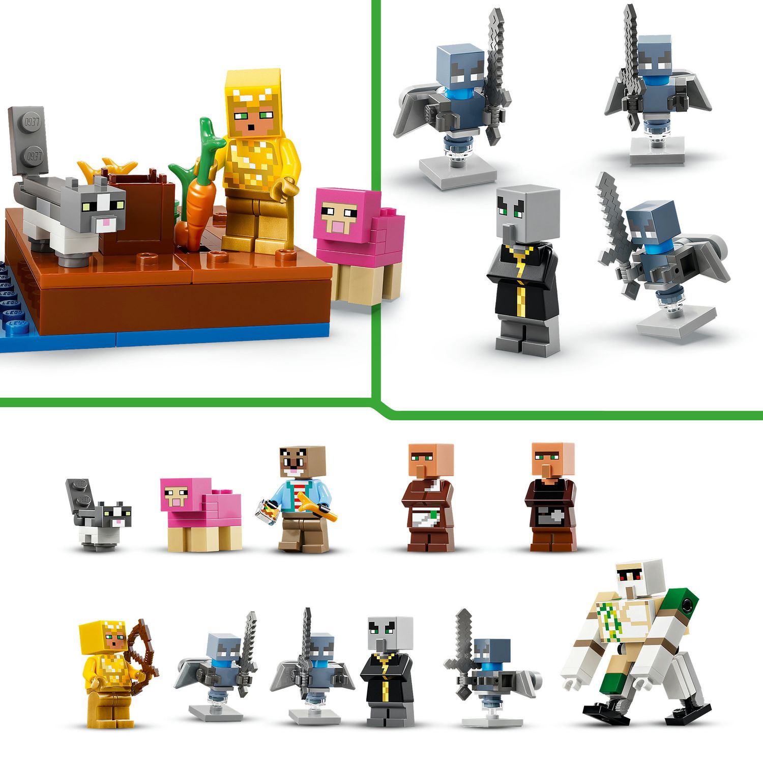 Lego minecraft attacco al villaggio dell’evocatore - 21596 - MINECRAFT, LEGO