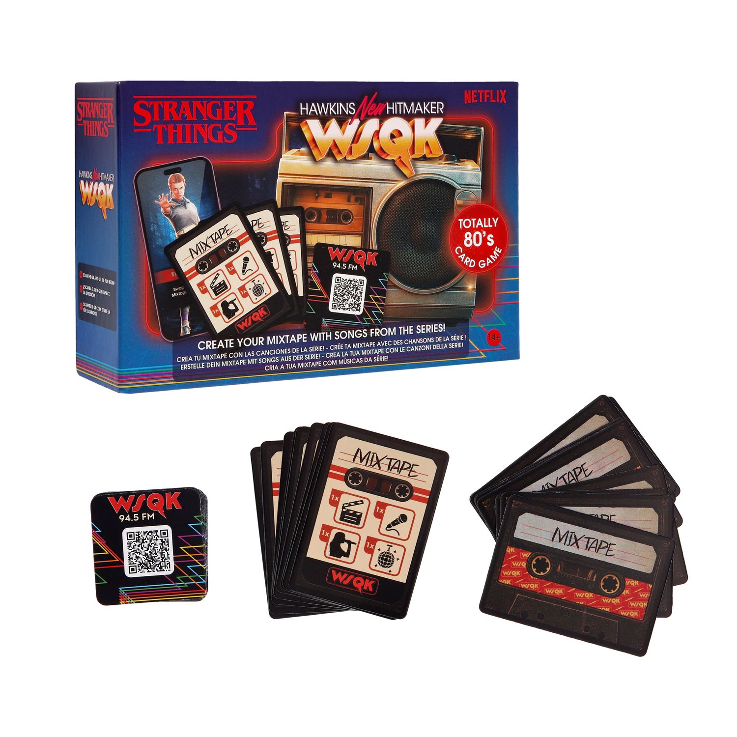 Stranger things card game — gioco qr interattivo per fan, musica anni '80 - Stranger Things