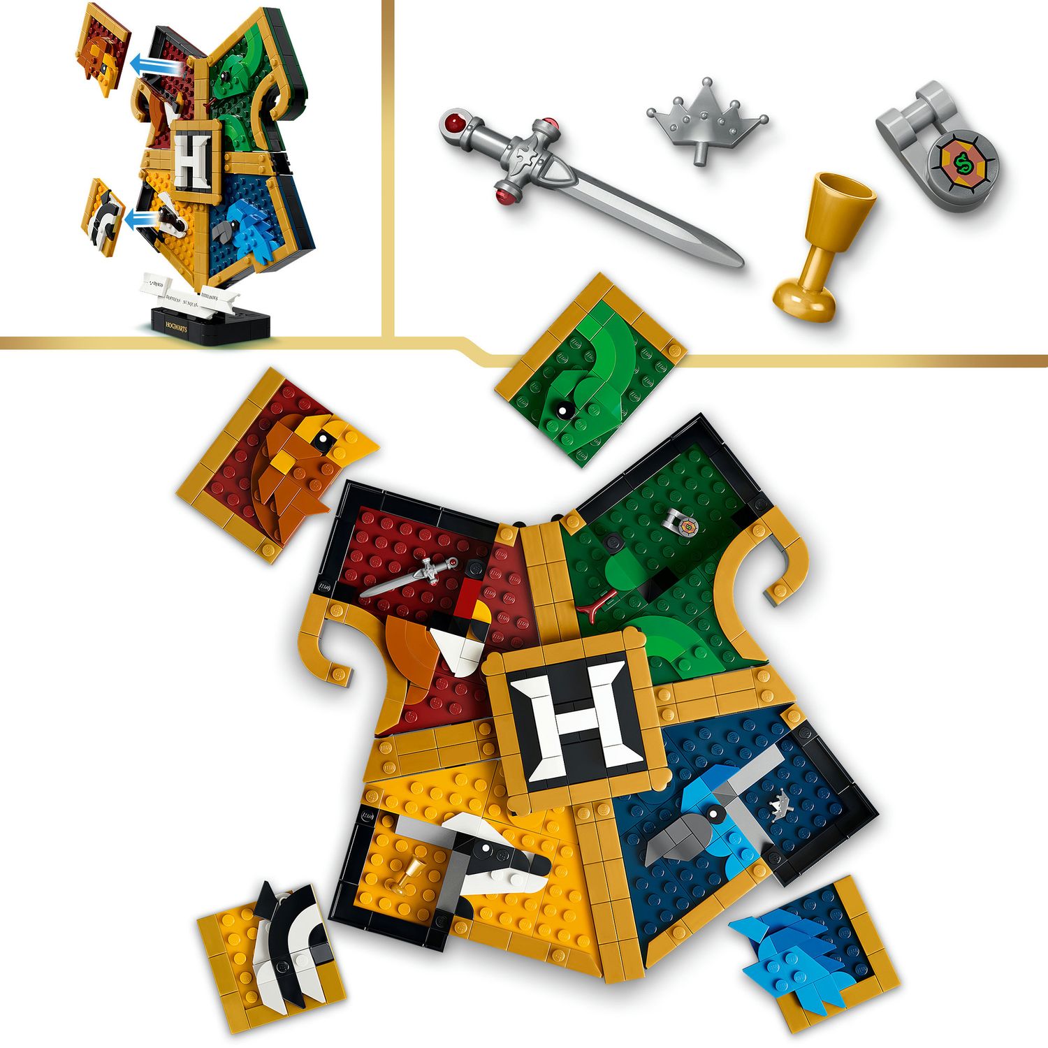 Lego harry potter tm stemma della casa di hogwarts™ - 76462 - Harry Potter, Lego