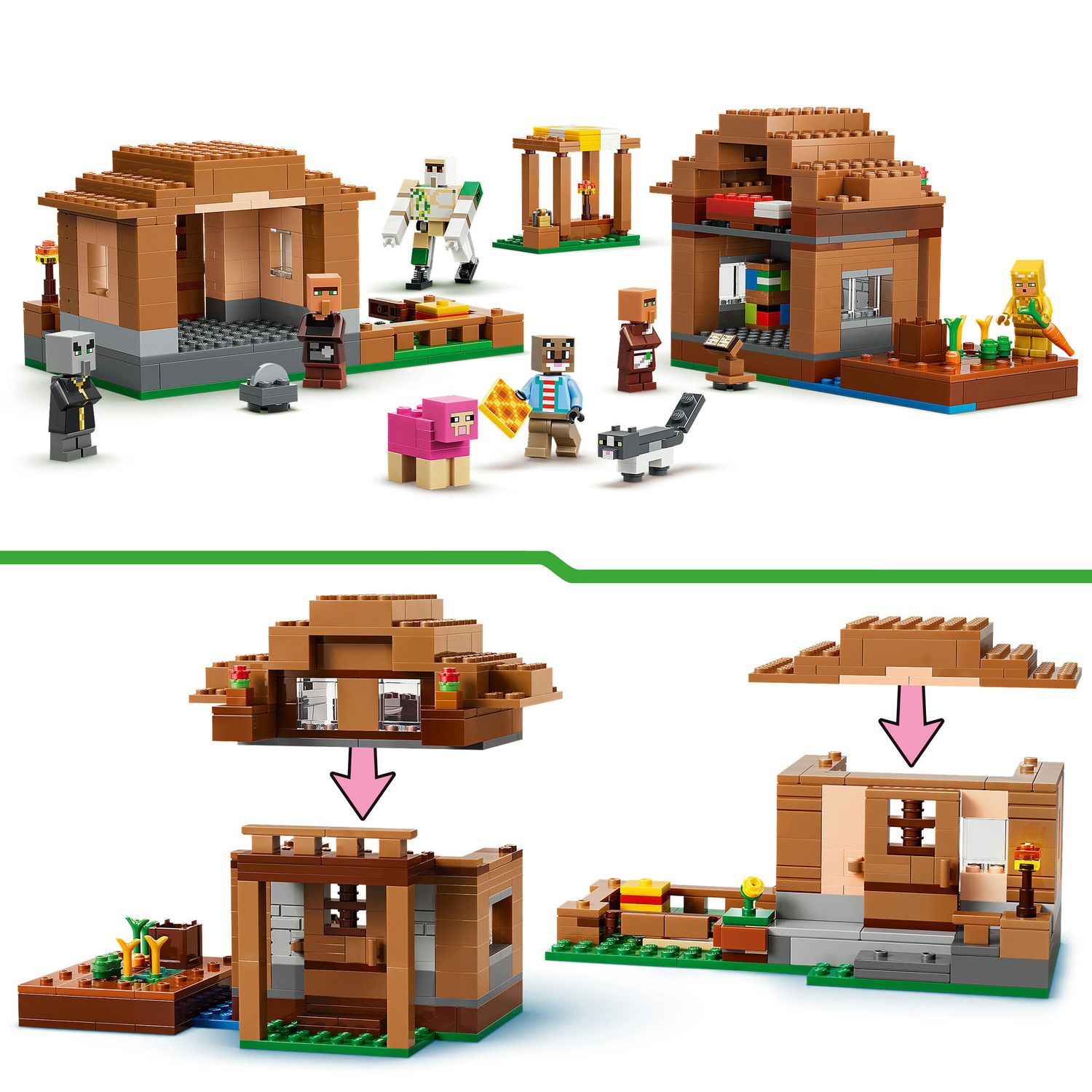 Lego minecraft attacco al villaggio dell’evocatore - 21596 - MINECRAFT, LEGO