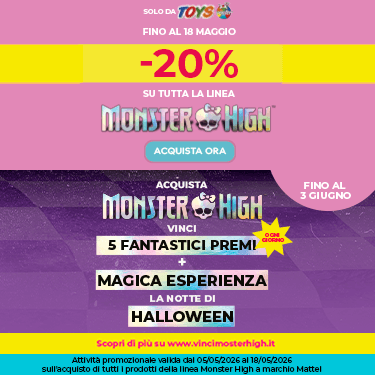 -20% SULLA LINEA MOSNTER HIGH