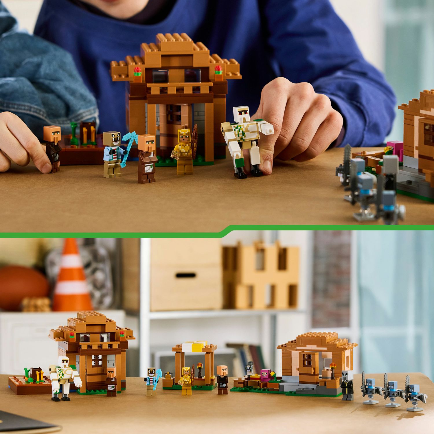Lego minecraft attacco al villaggio dell’evocatore - 21596 - MINECRAFT, LEGO