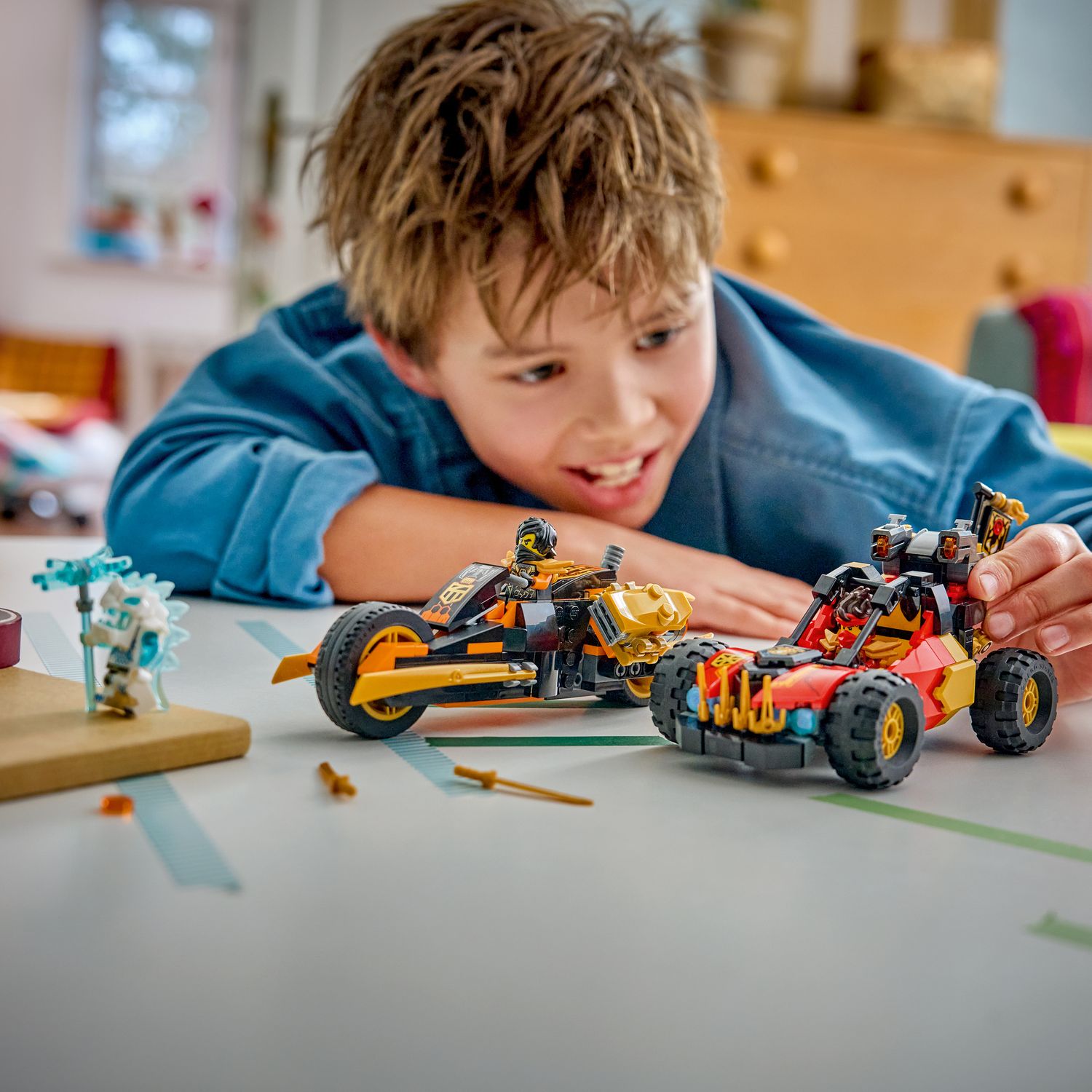 Lego ninjago veicoli combinanti di kai e cole - 71864 - LEGO NINJAGO