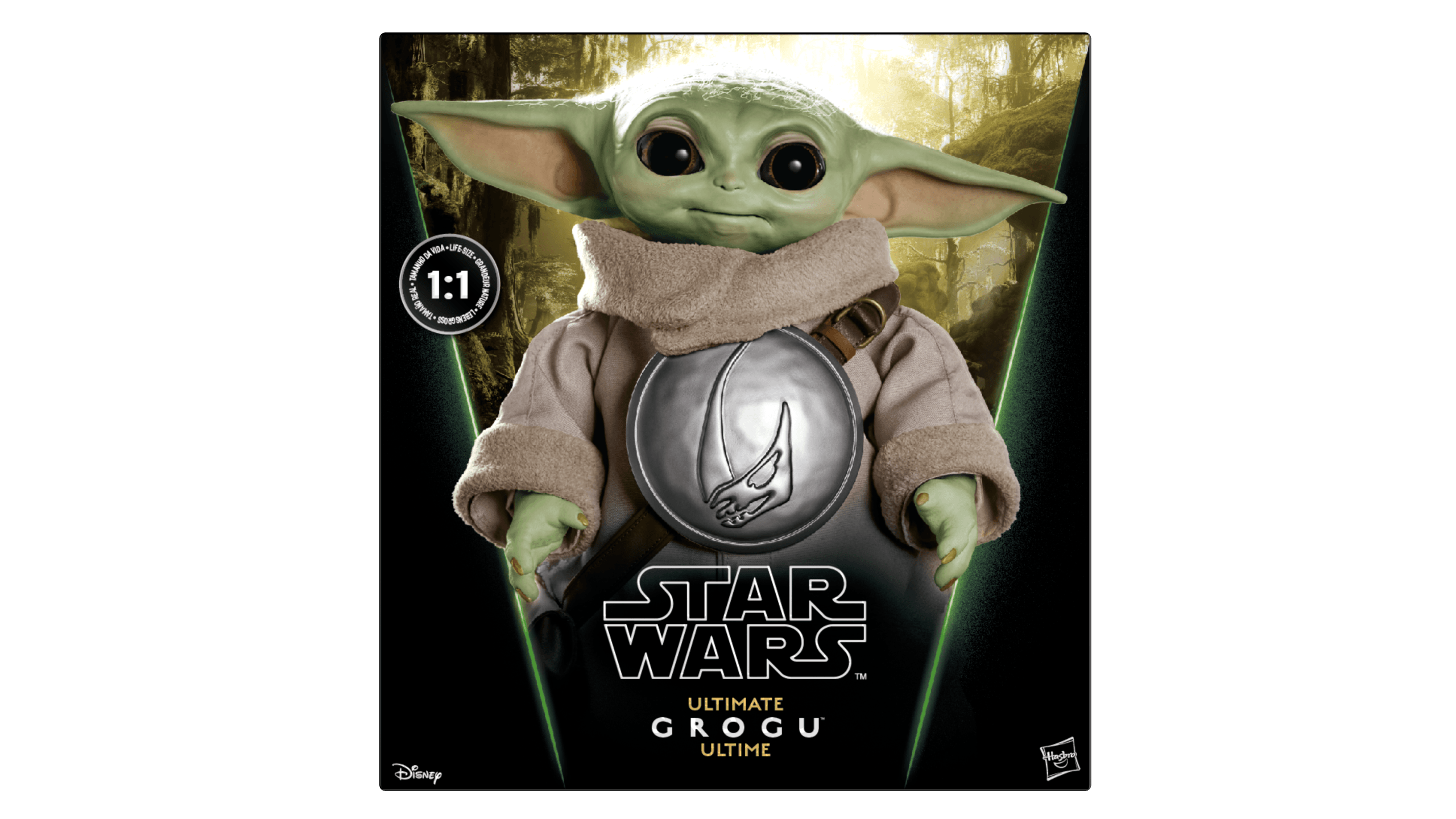 Star wars ultimate grogu animatronico premium 1:1 - replica grandezza naturale edizione limitata, oltre 250 animazioni e suoni, 14+ - Star Wars
