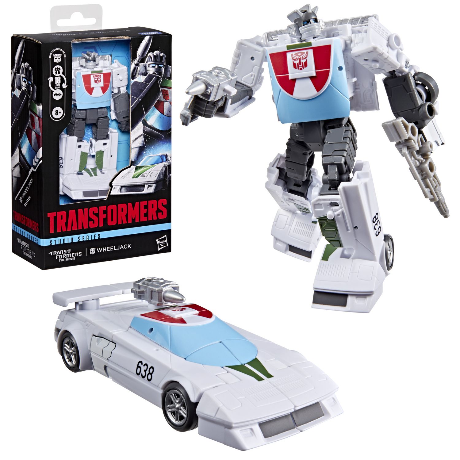 Transformers studio series deluxe class, wheeljack, ispirata al film "transformers: the movie" - TRANSFORMER