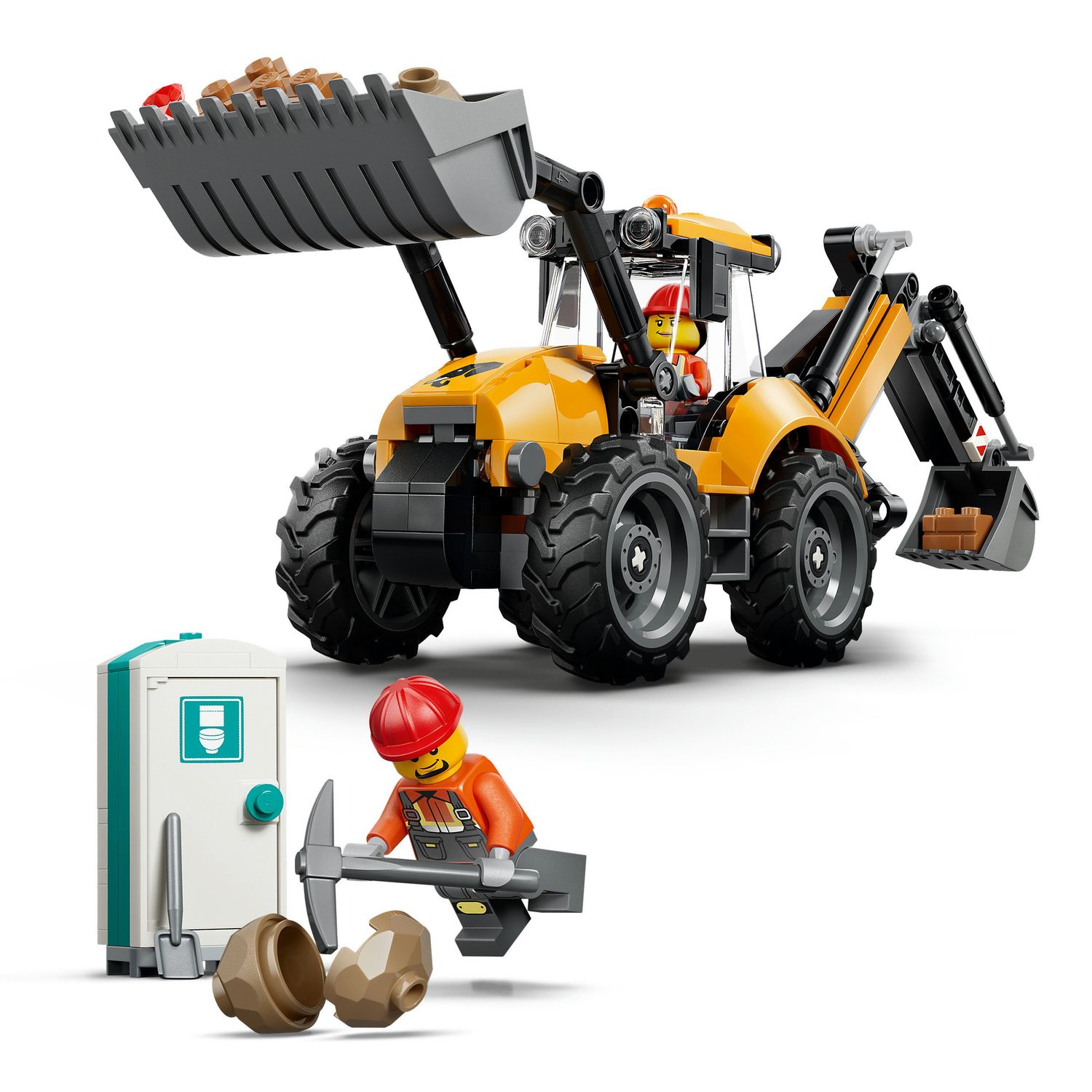 Lego lego city scavatrice da cantiere gialla - 60480 - LEGO CITY
