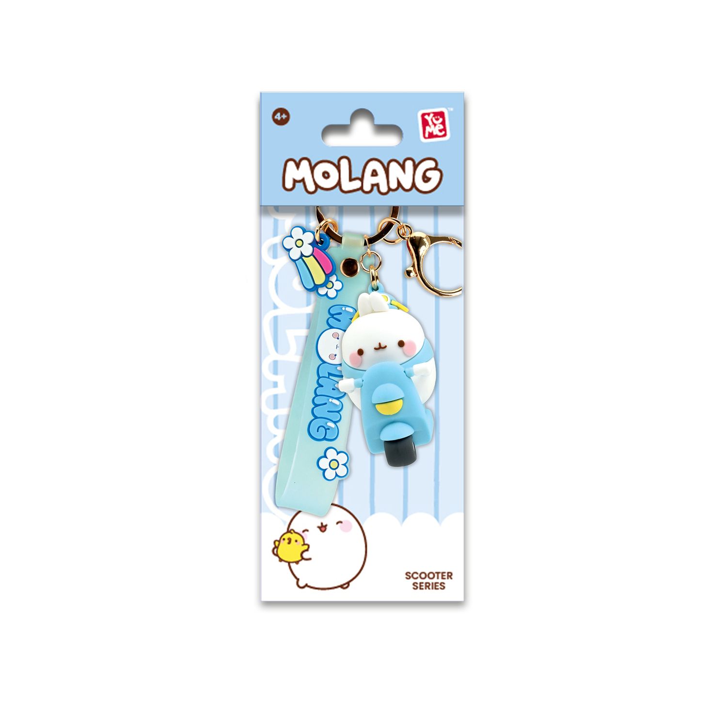 Serie di scooter con portachiavi e cinturino yume molang - NO BRAND