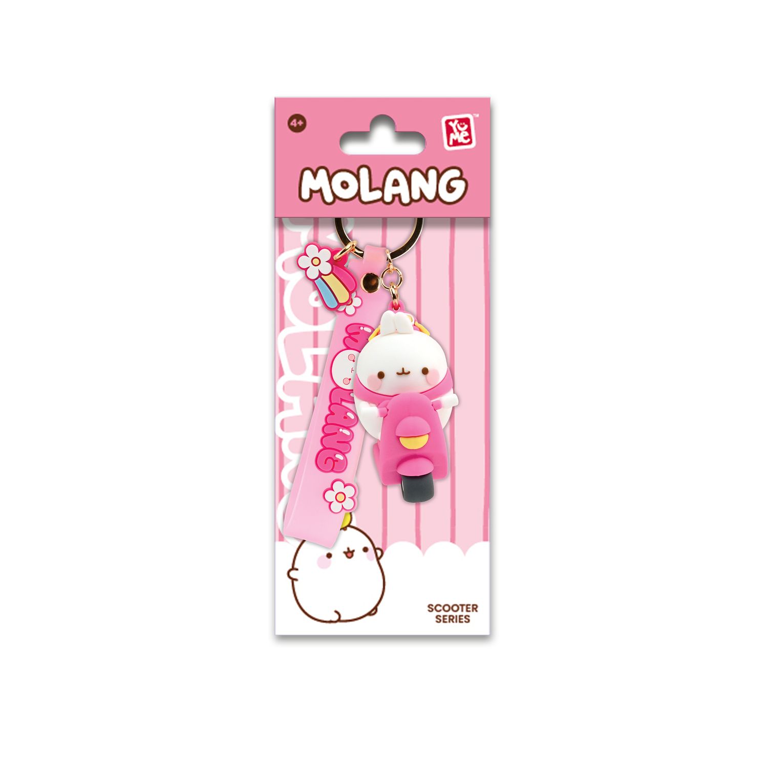 Serie di scooter con portachiavi e cinturino yume molang - NO BRAND