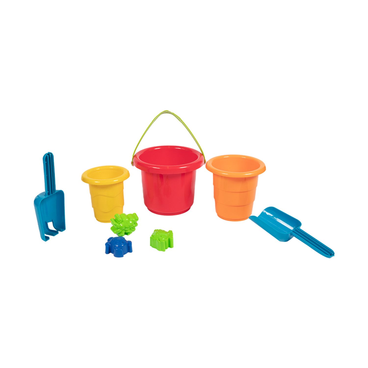 Set mare 8 in 1 per bambini con secchiello, palette e accessori da spiaggia - SUN&SPORT