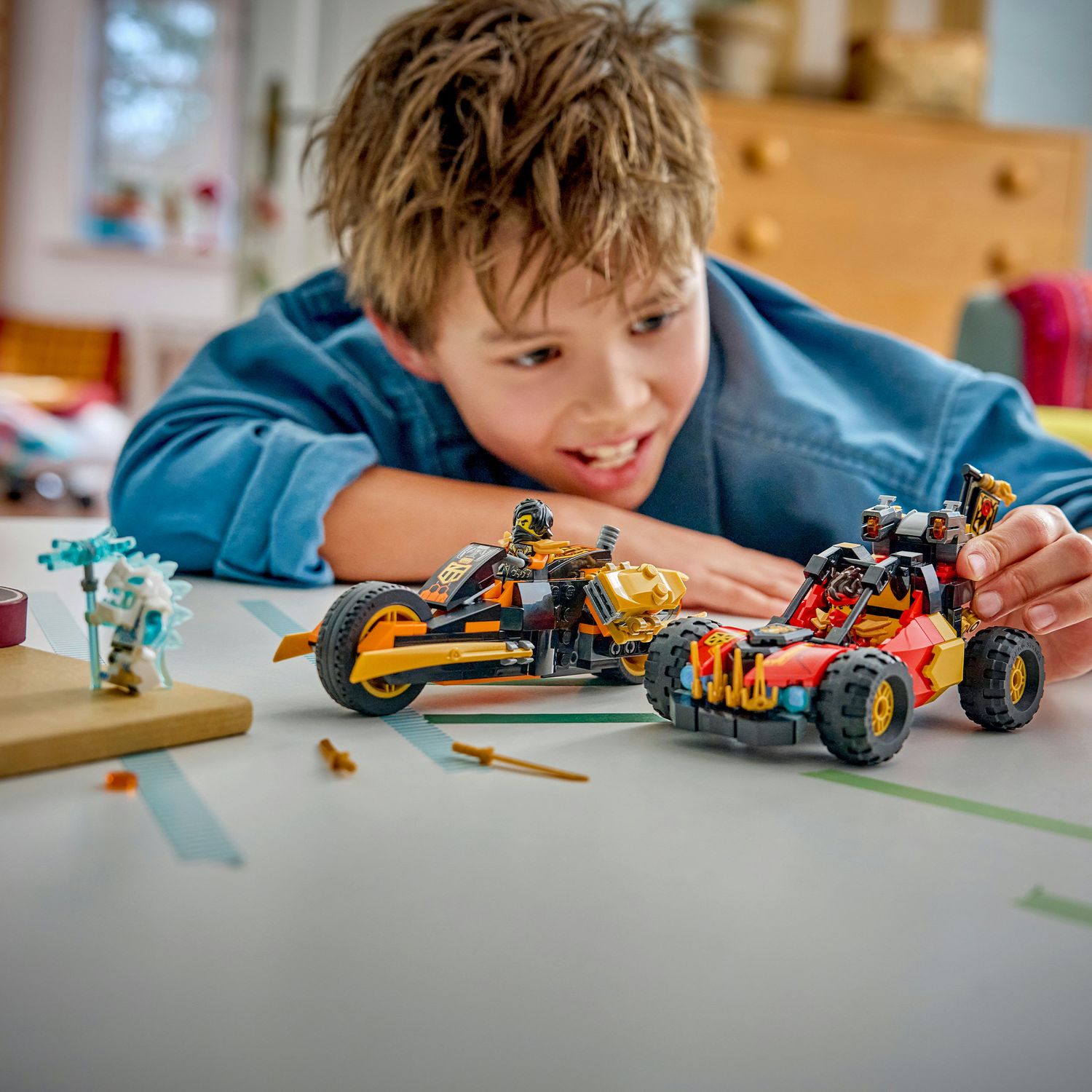 Lego ninjago veicoli combinanti di kai e cole - 71864 - LEGO NINJAGO