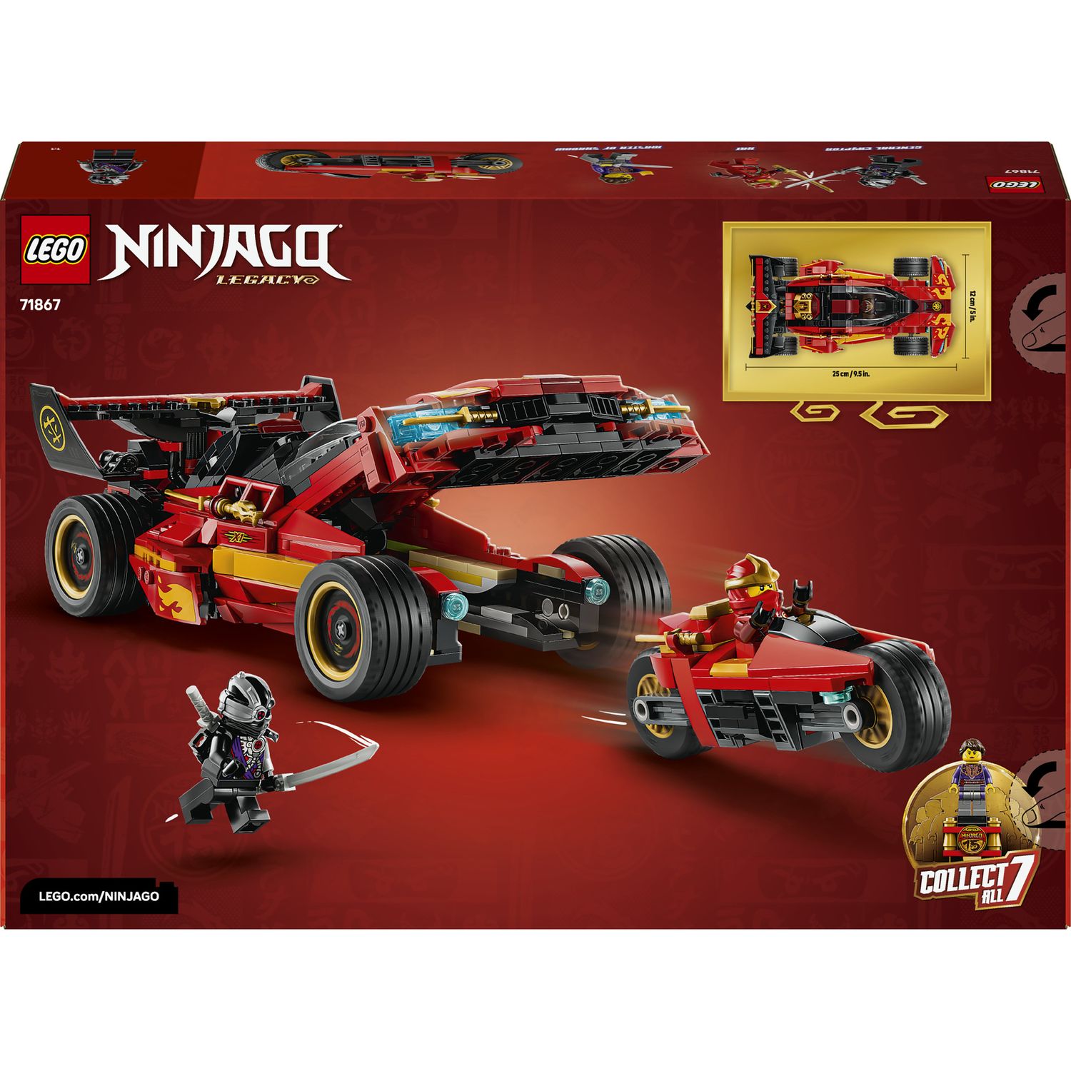 Lego ninjago super-bolide ninja x-1 - 15° anniversario - 71867 - LEGO NINJAGO