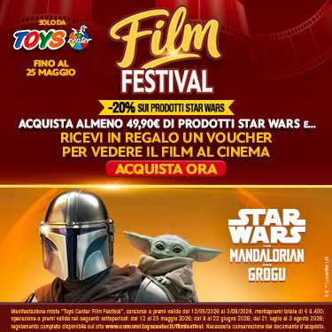 STAR WARS FILM FESTIVAL: -20% SU TUTTI I PRODOTTI!