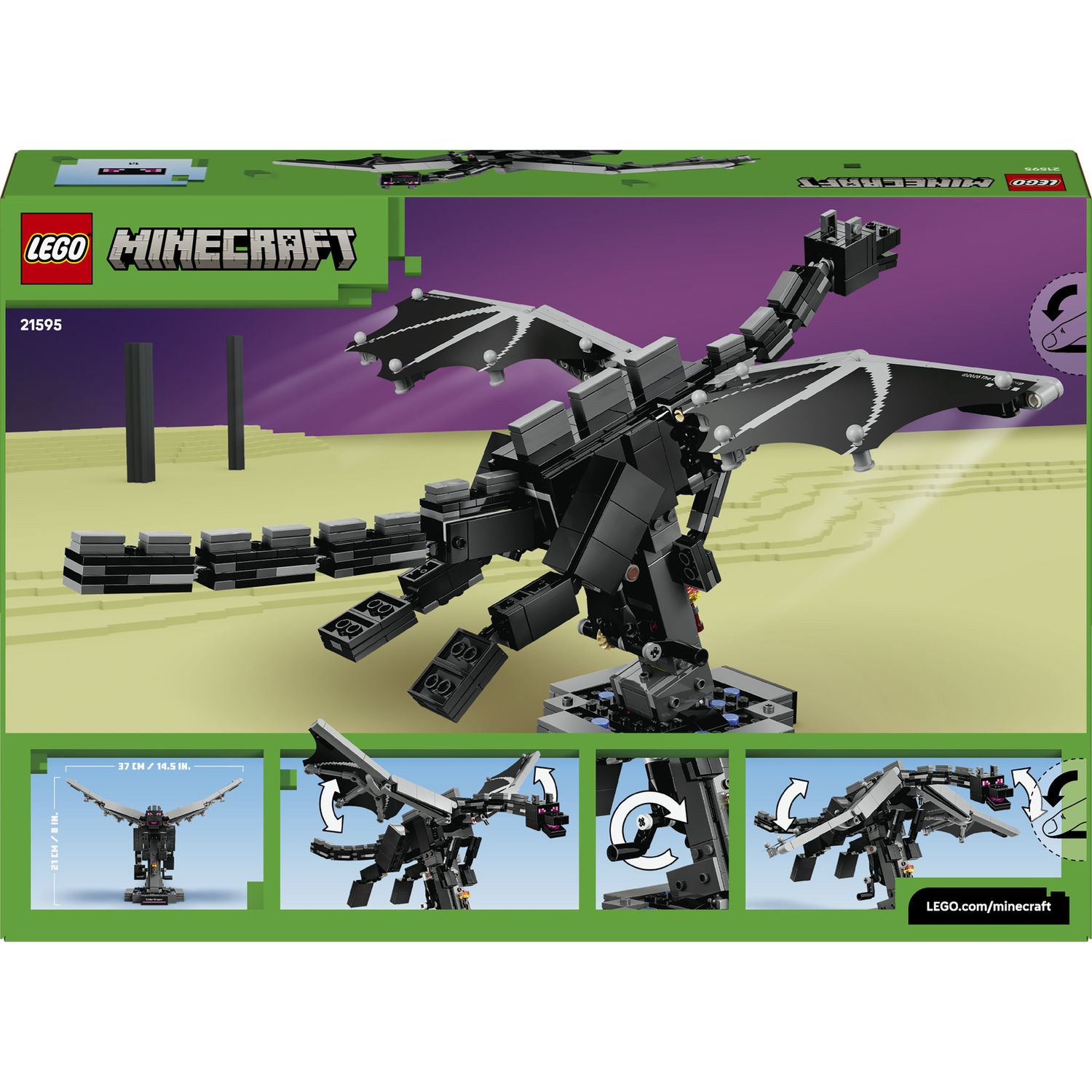 Lego minecraft drago dell'end - 21595 - MINECRAFT, LEGO