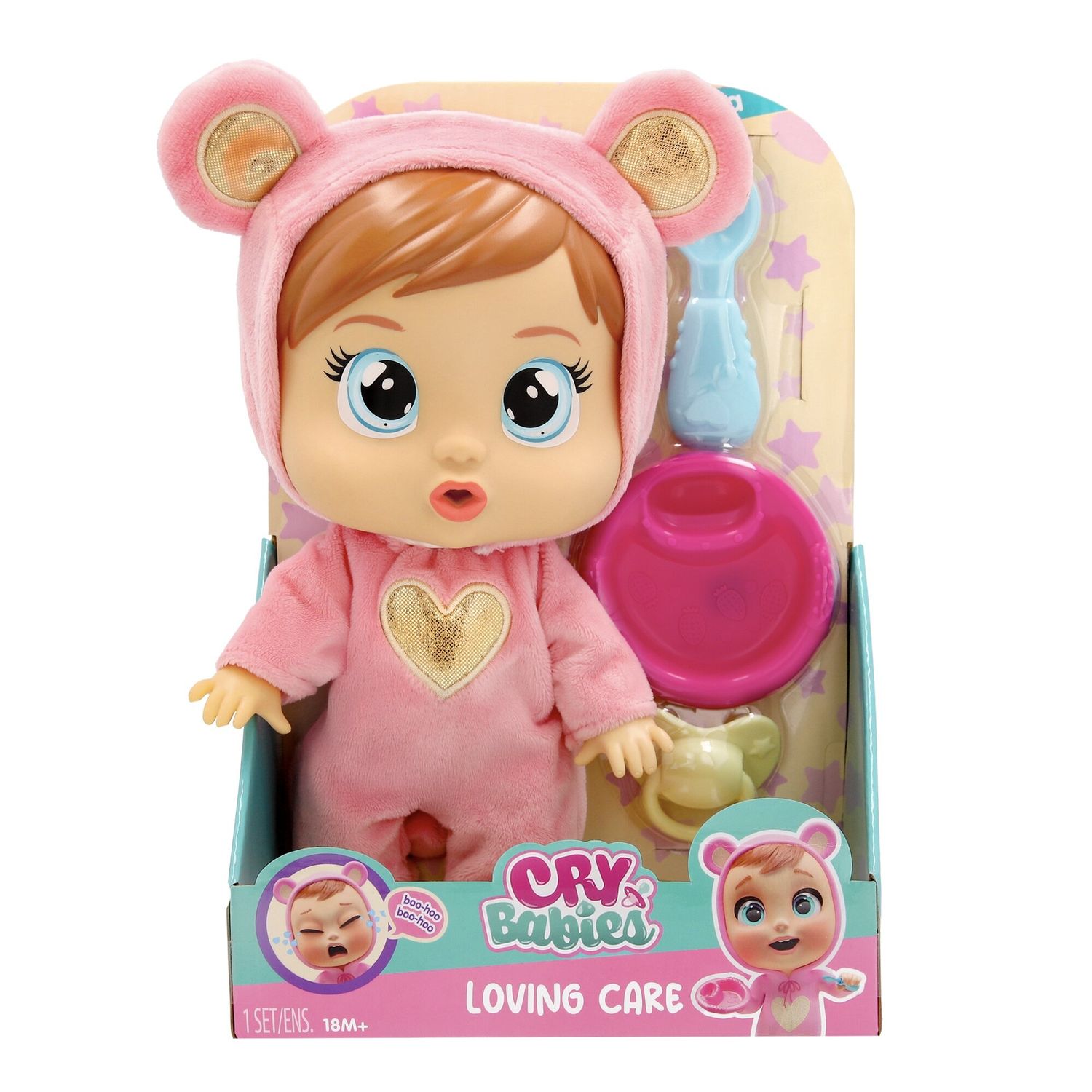 Cry babies loving care fantasy wave 2 — bambole articolate con accessori - assortito - CRY BABIES