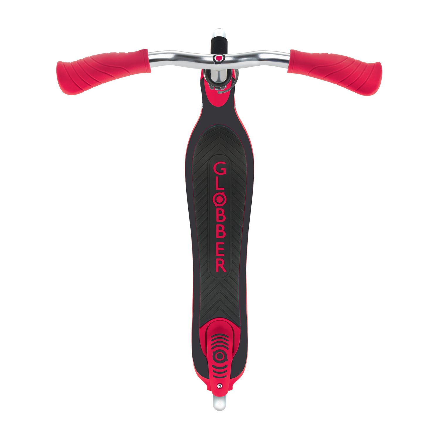 Monopattino flow 125 light red — ruote led, manubrio regolabile, 5+ anni - GLOBBER