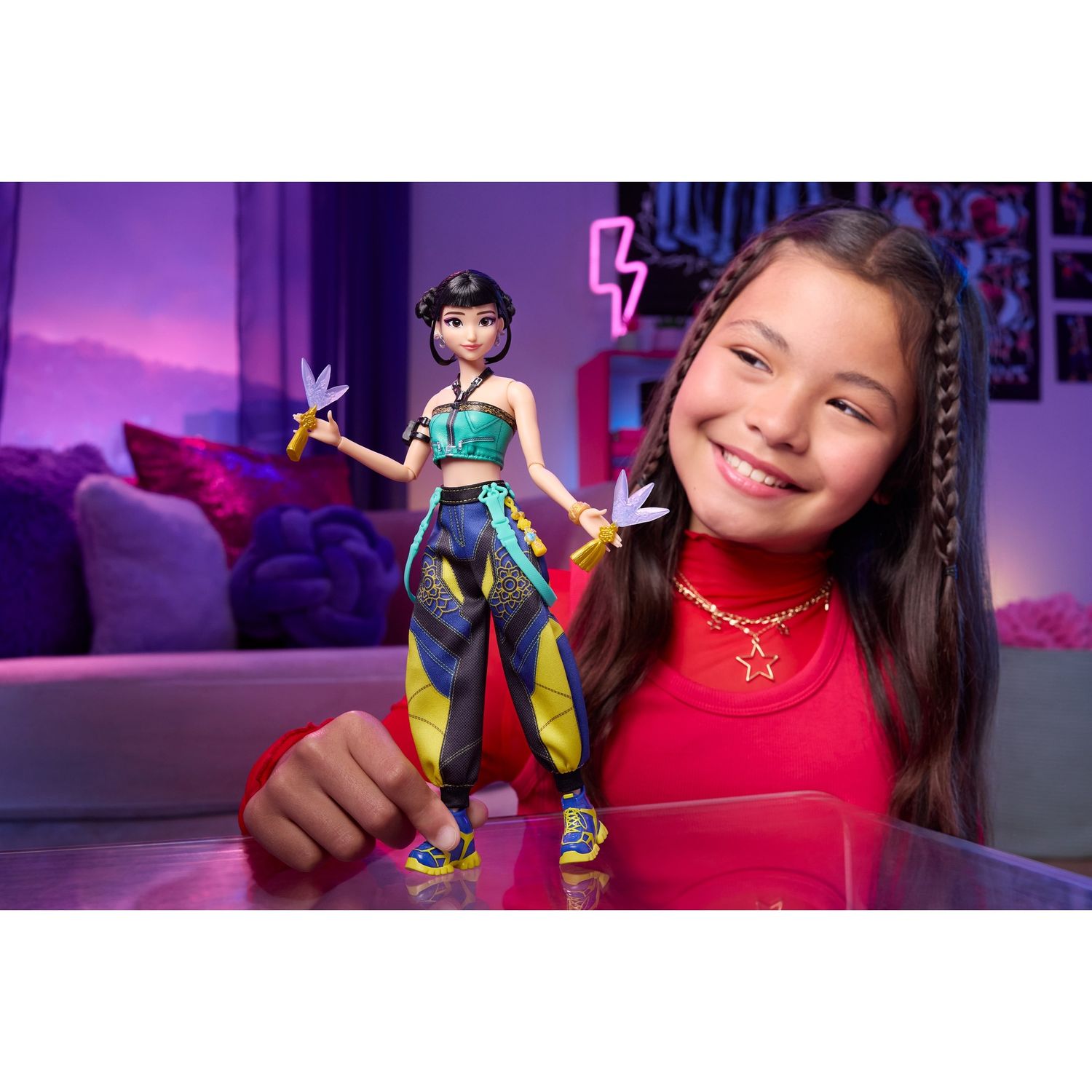 Mattel kpop demon hunters - zoey di huntr/x - MATTEL, K-POP DEMON HUNTERS