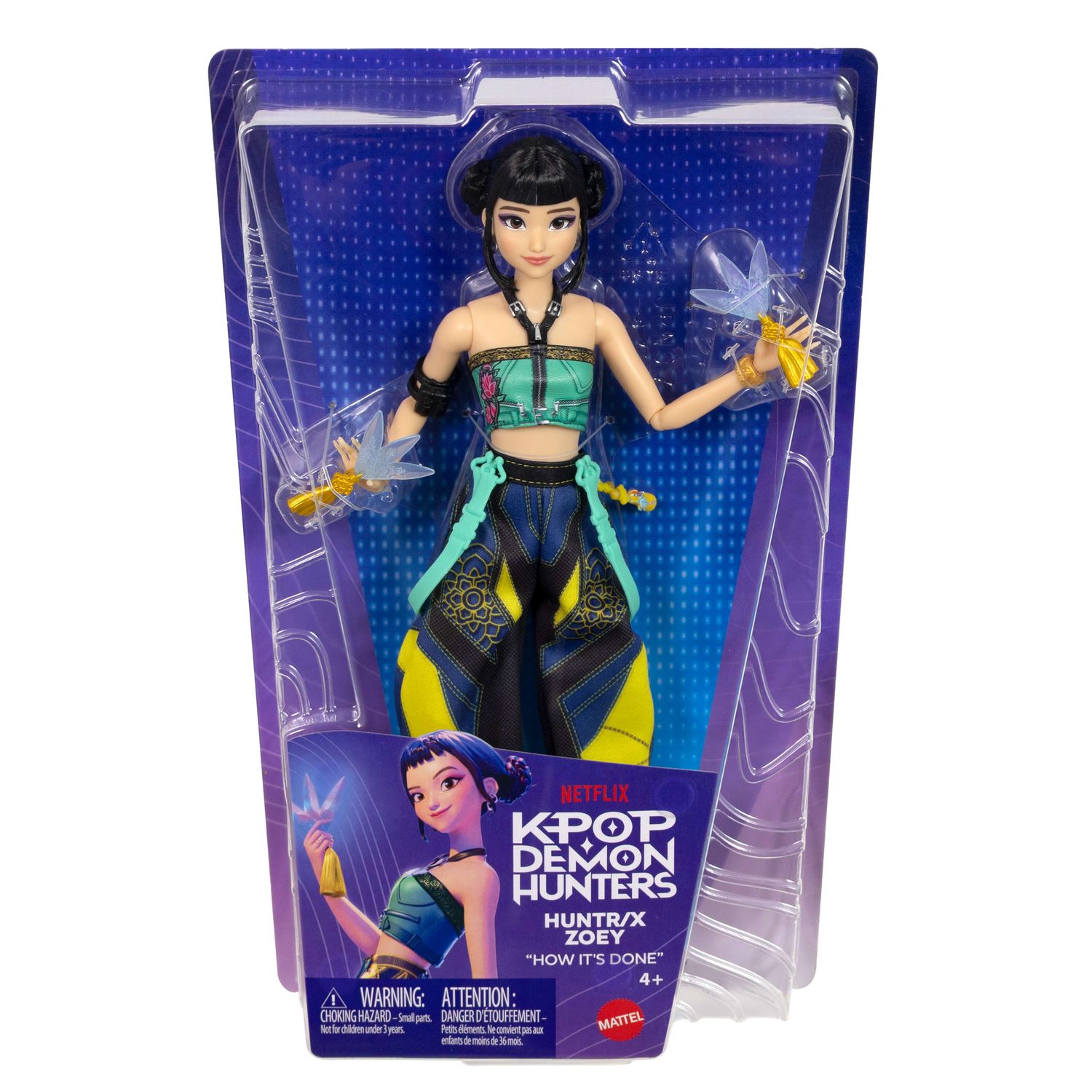 Mattel kpop demon hunters - zoey di huntr/x - MATTEL, K-POP DEMON HUNTERS