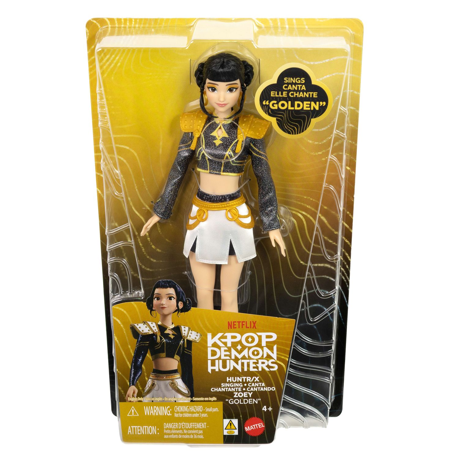 Mattel kpop demon hunters - zoey di huntr/x cantante - MATTEL, K-POP DEMON HUNTERS