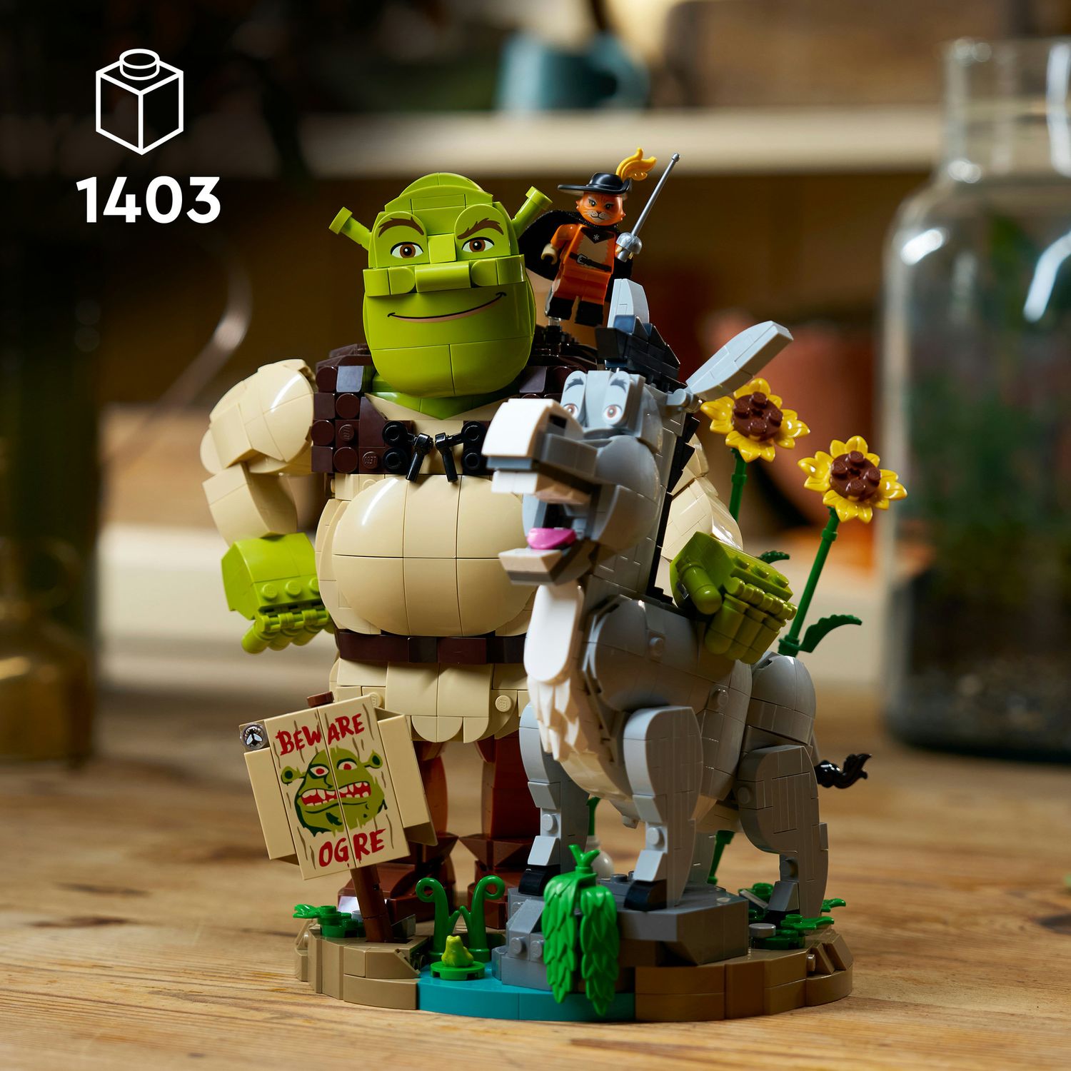 Lego shrek shrek, ciuchino e gatto con gli stivali - 72423 - SHREK, LEGO