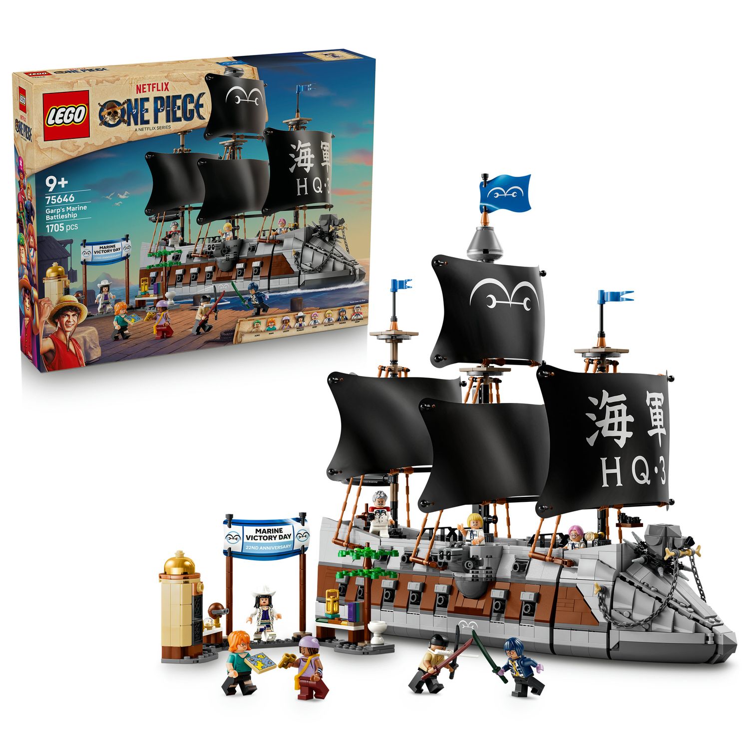 Lego one piece la nave da guerra di garp - 75646 - ONE PIECE, LEGO