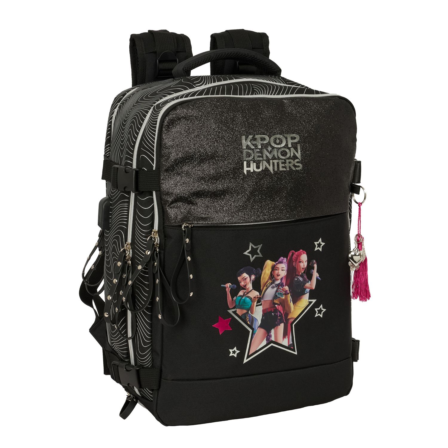 Zaino weekend laptop 15.6” k‑pop demon hunters energy ufficiale - K-POP DEMON HUNTERS