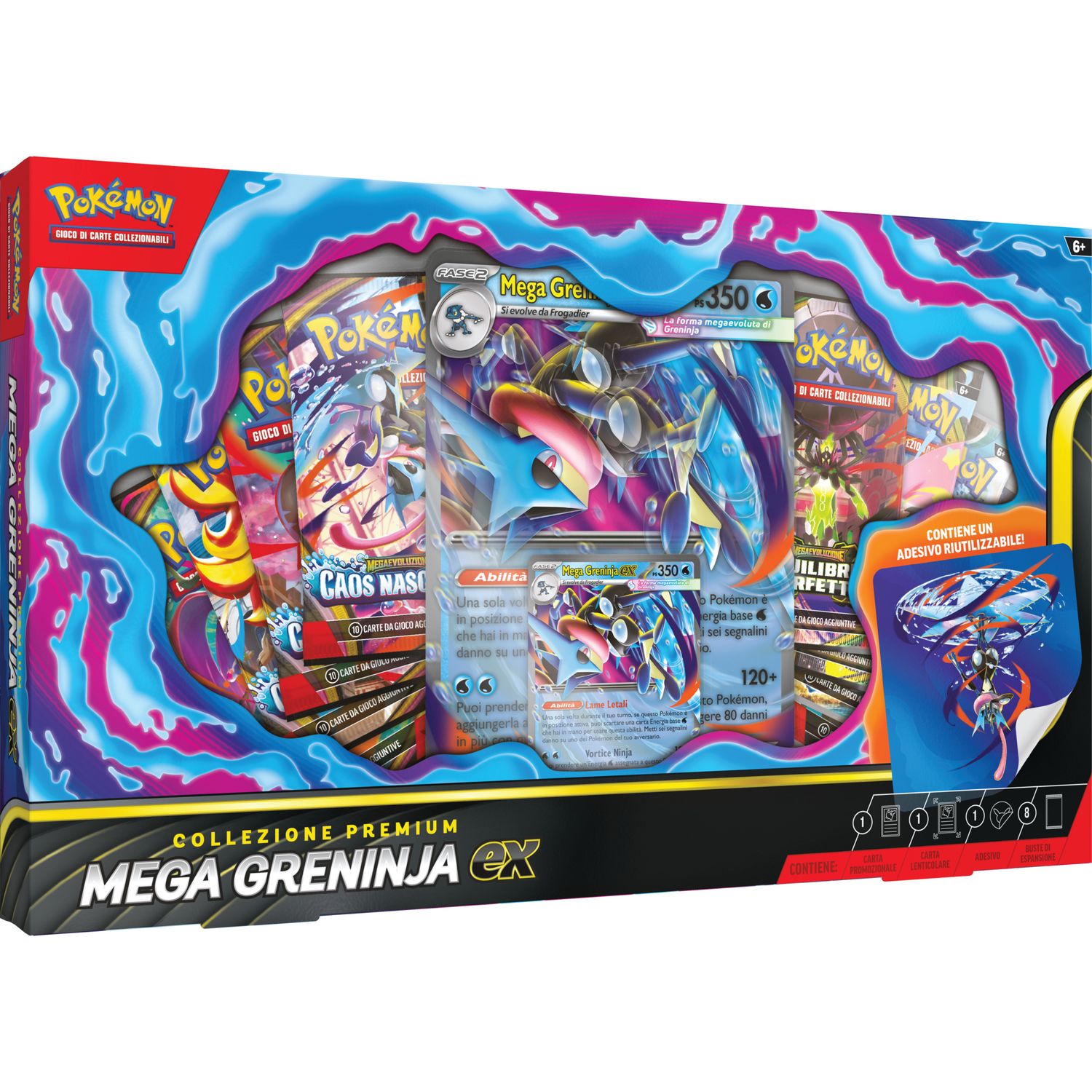 Pokémon collezione premium mega greninja-ex - POKEMON