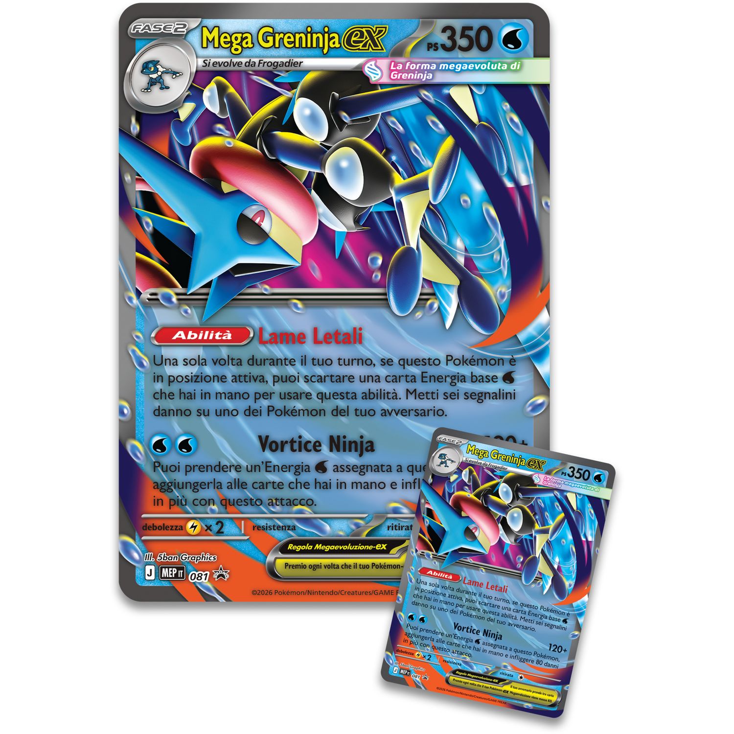 Pokémon collezione premium mega greninja-ex - POKEMON