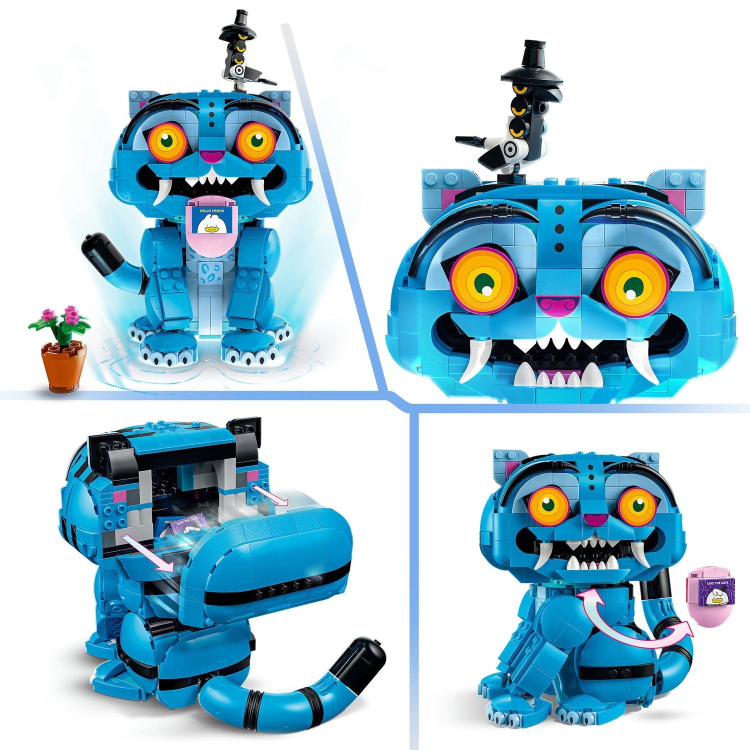 Lego kpop demon hunters derpy la tigre e sussie la gazza - 72537 - LEGO