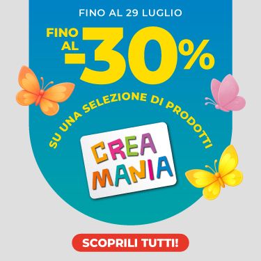 FINO AL -30% SU UNA SELEZIONE DI PRODOTTI CREAMANIA