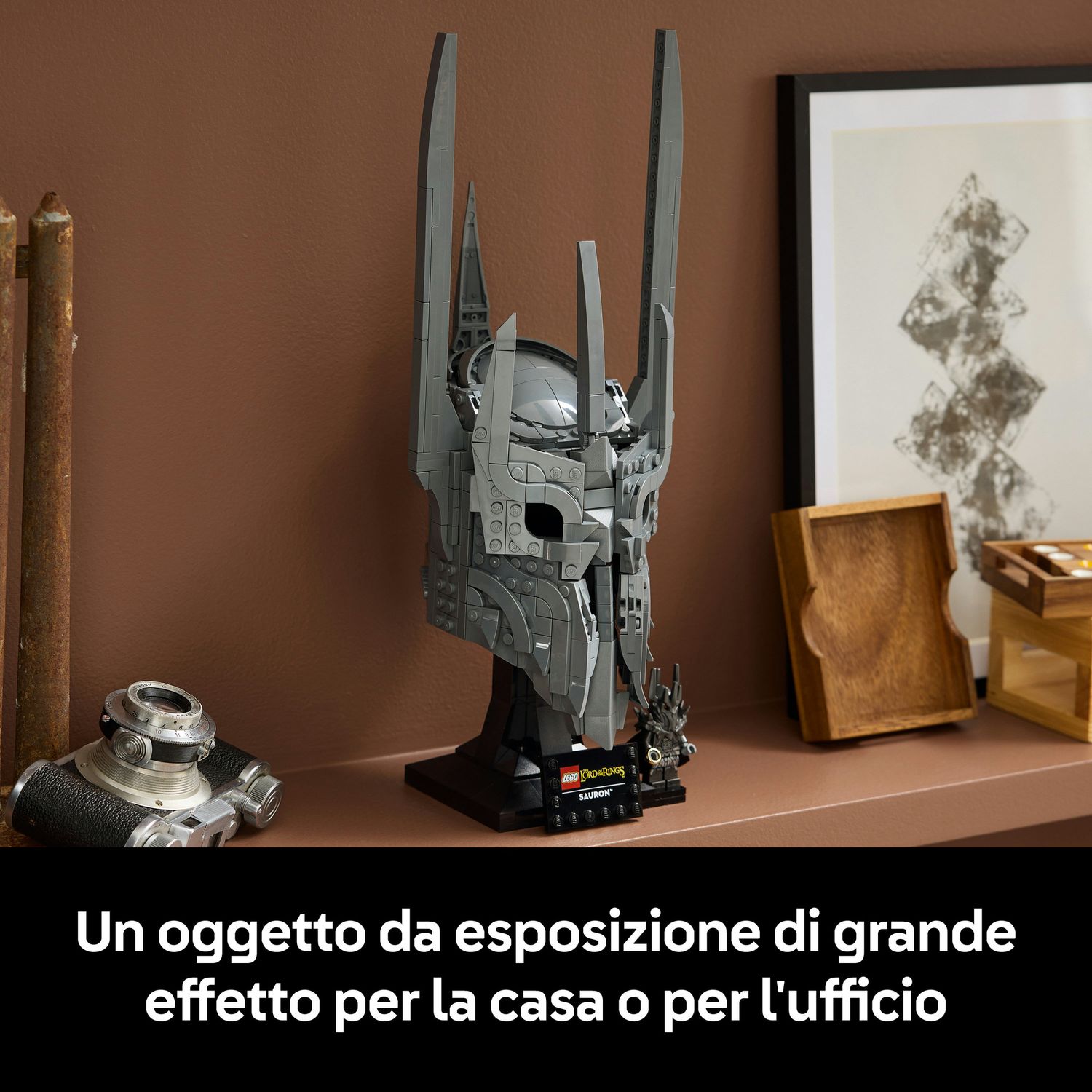 Lego icons 11373 il signore degli anelli: elmo di sauron - LEGO ICONS